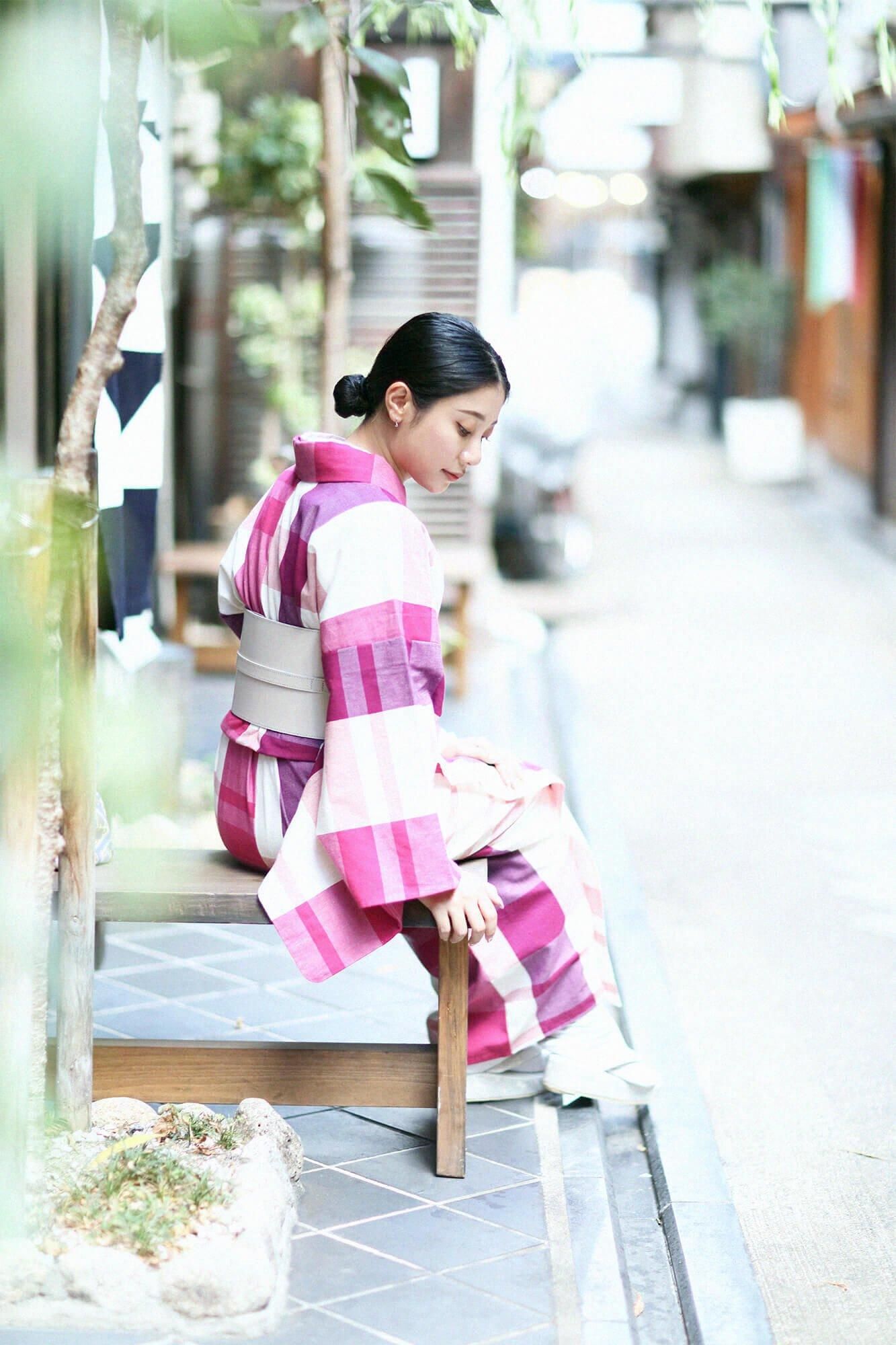 Leather Obi Belt / Plain Color 2