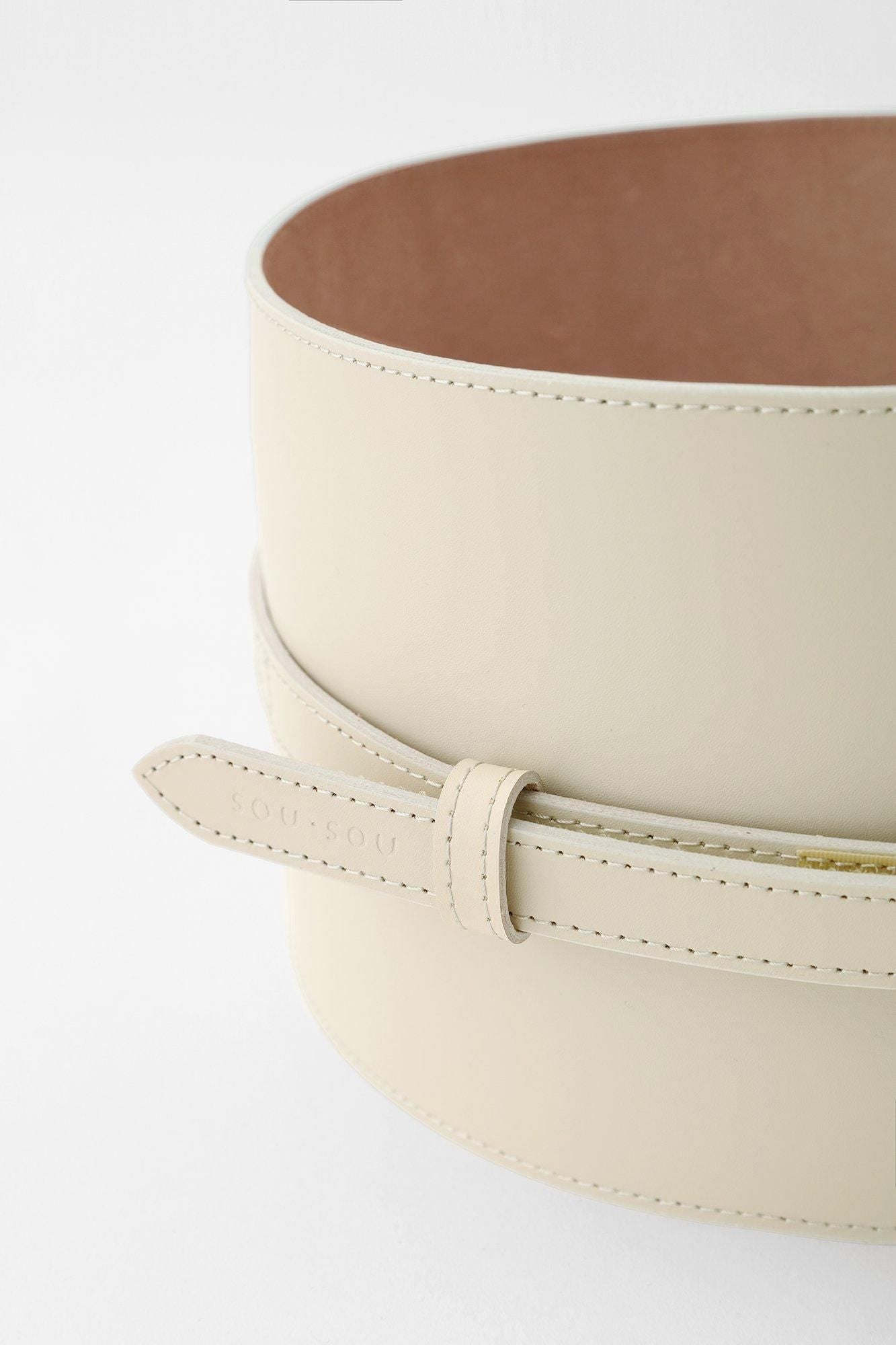 Leather Obi Belt / Plain Color 2