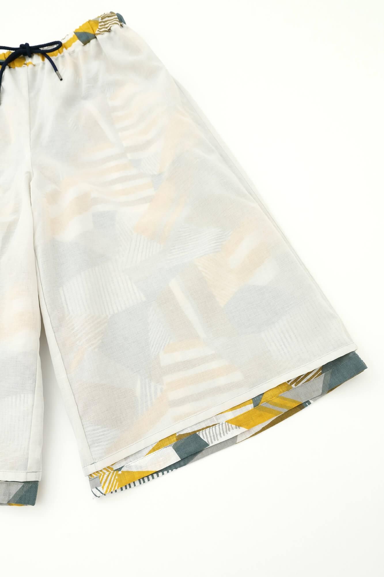 大麻，宽形，monpe，长度/小型工作（Zaiku）