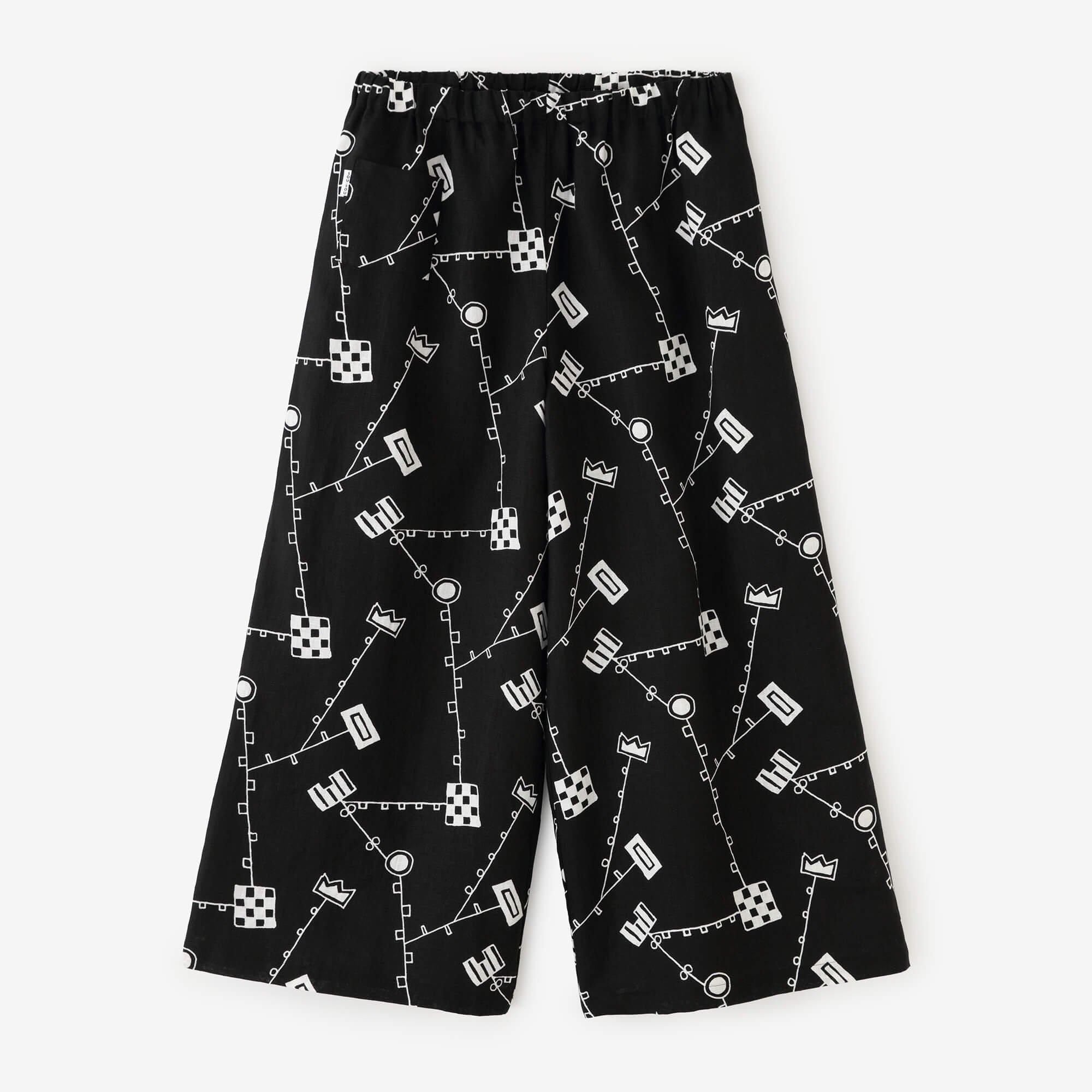 麻 広形（ひろなり）もんぺ／から草あそび