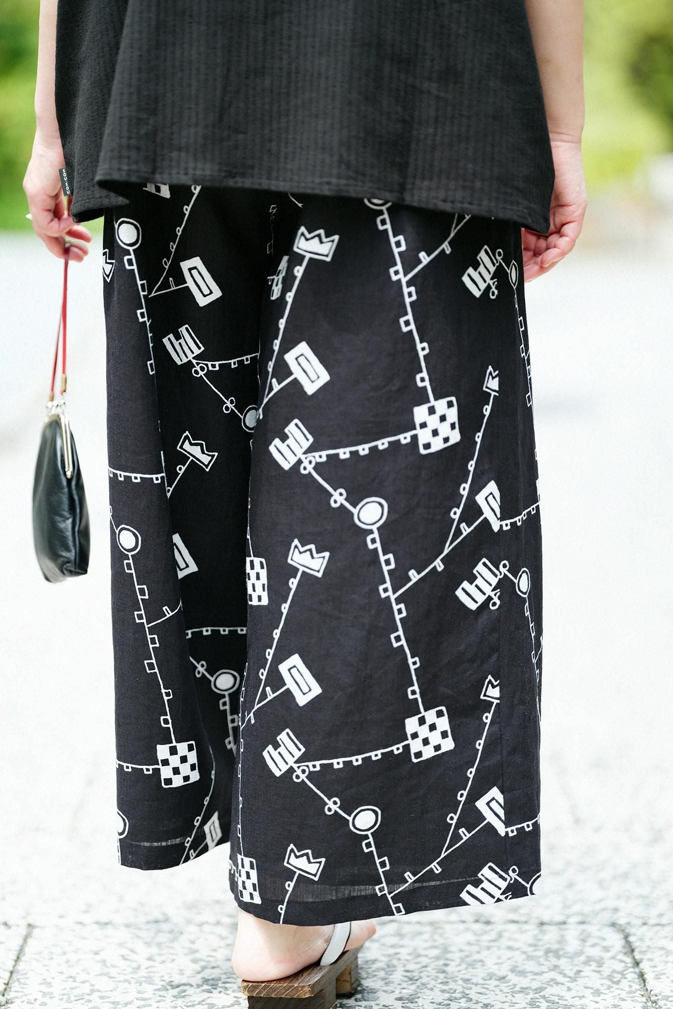 麻 広形（ひろなり）もんぺ／から草あそび