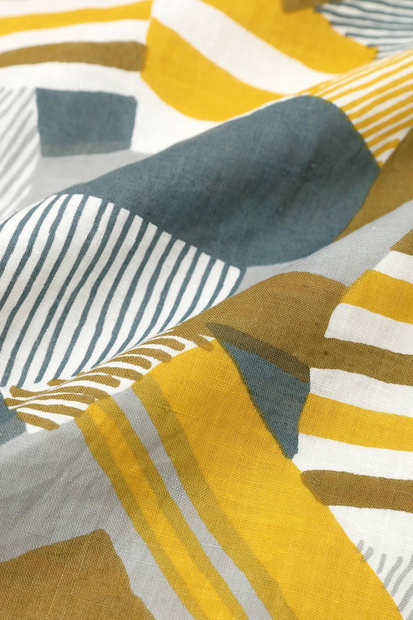 Hanf-Monpe/Patchwork in breiter Form