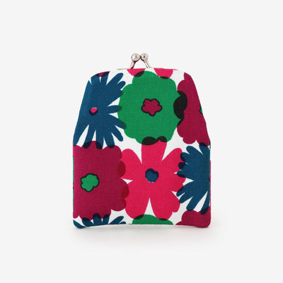 No.12 Canvas Soft Mini Gamaguchi / Oraka Multicolored Ryukyu