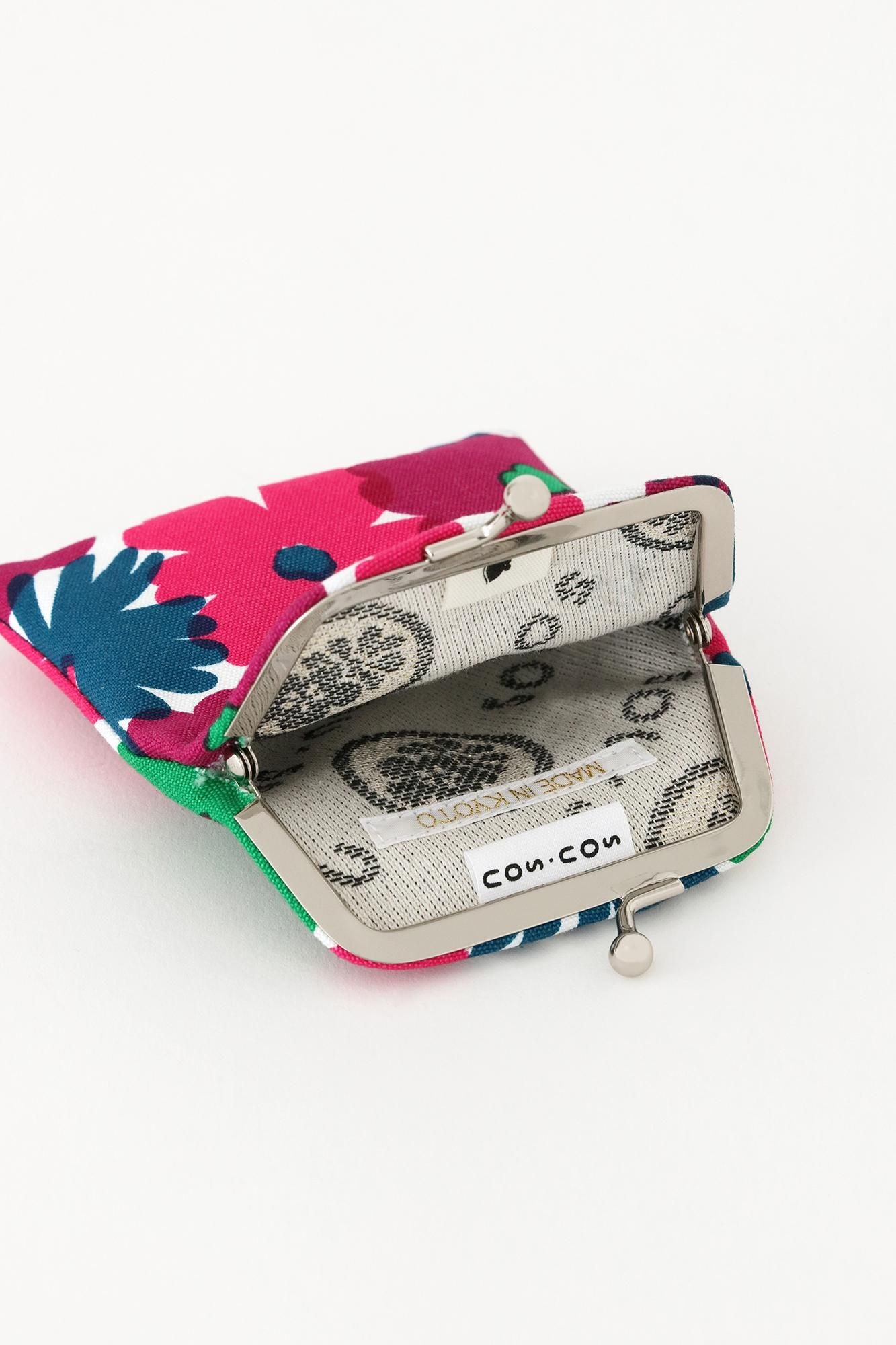 No.12 Canvas Soft Mini Gamaguchi / Oraka Multicolored Ryukyu