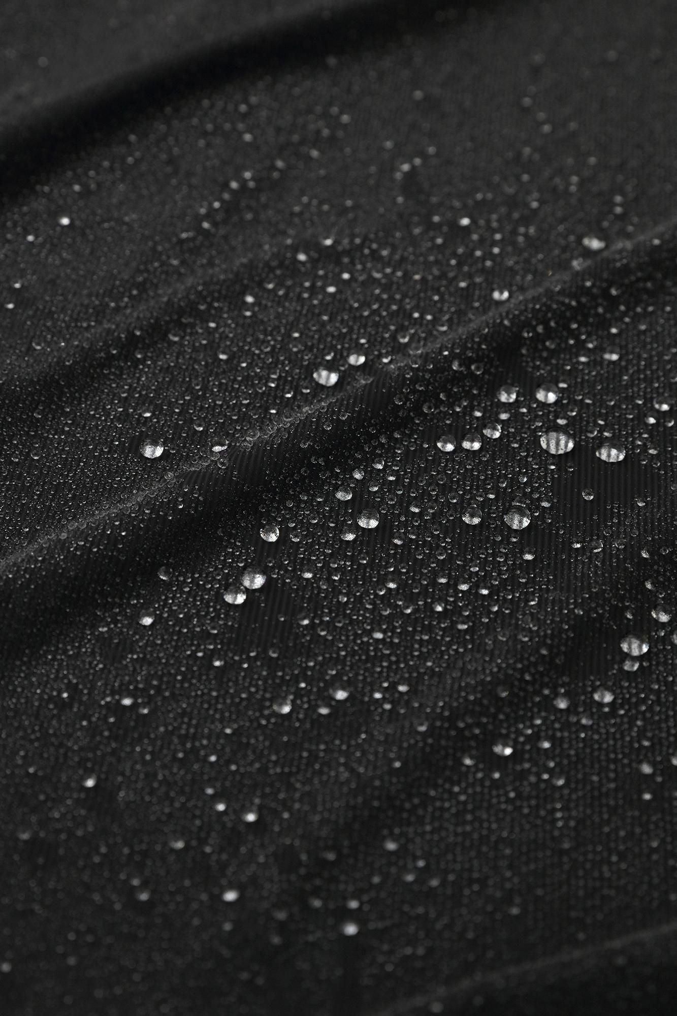 Cordura(R)彈性連帽風衣/黑色× SO-SU-U十數