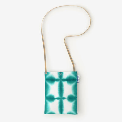 伊勢木綿 御朱印帳袋（ごしゅいんちょうぶくろ）／張正 雪花 緑1