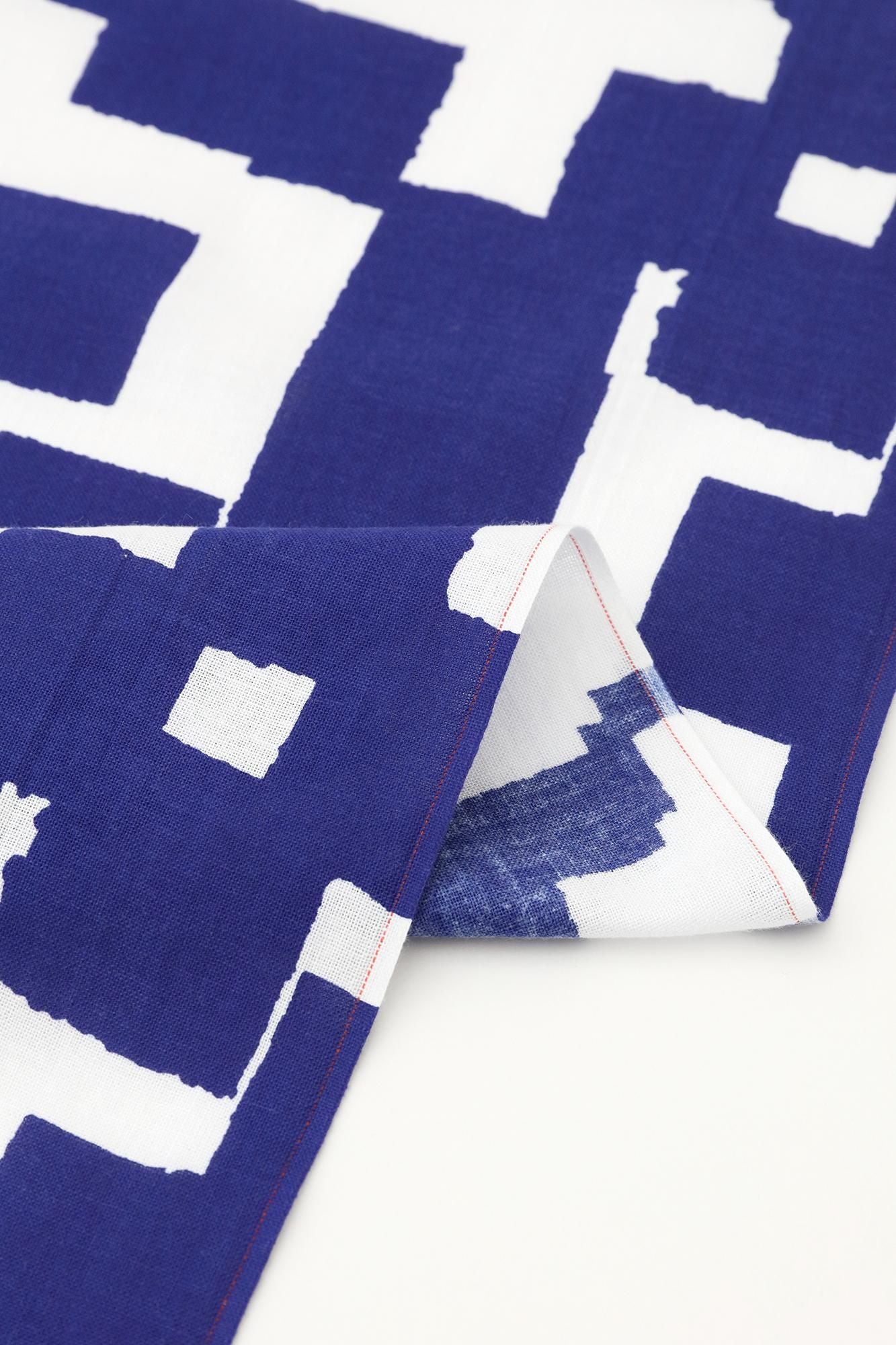 Ise Momen Textil-Tenugui/Ikubaku-Muster (Moyo)