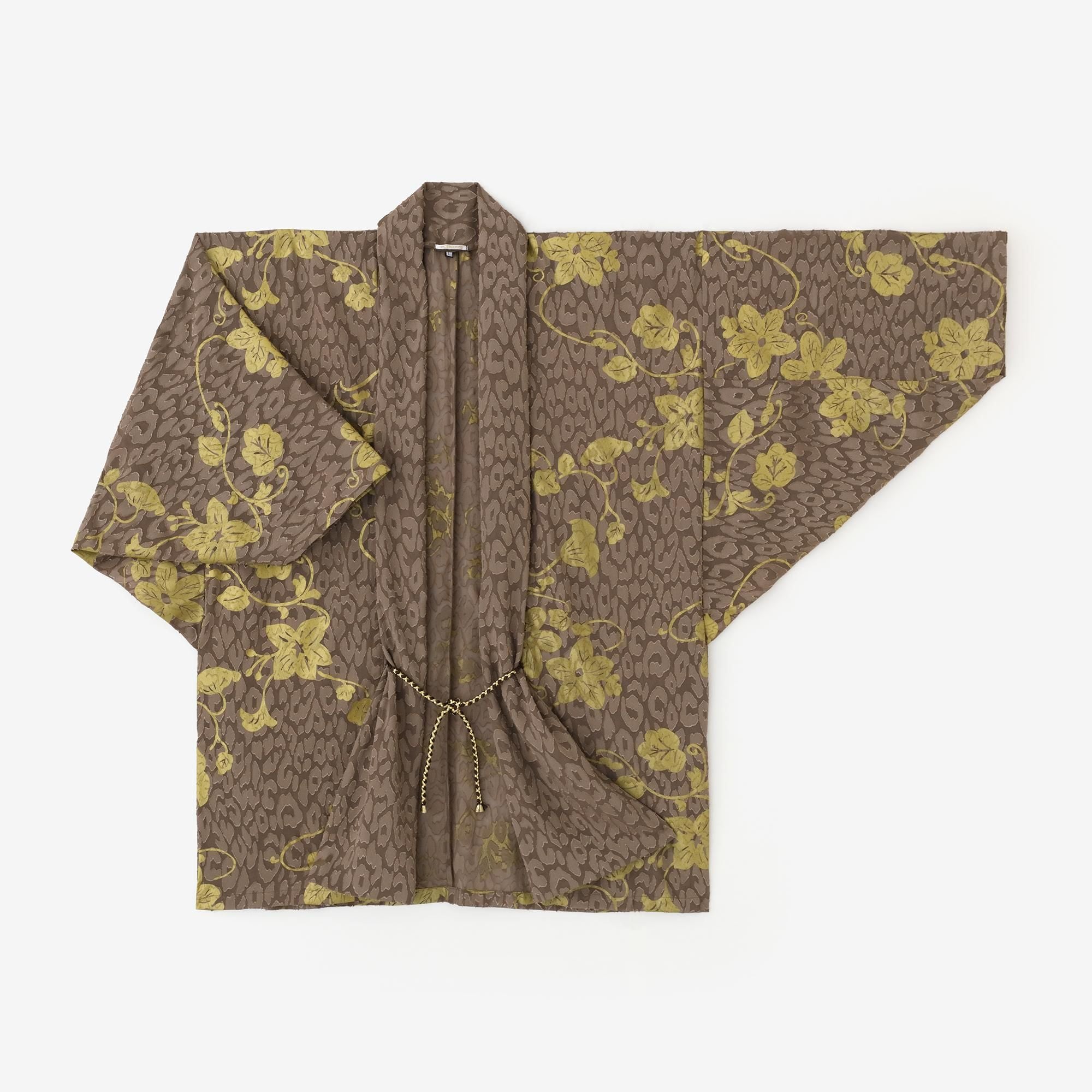 麻 ストレッチデニム もじり袖 短衣（たんい） 単（ひとえ）／濡