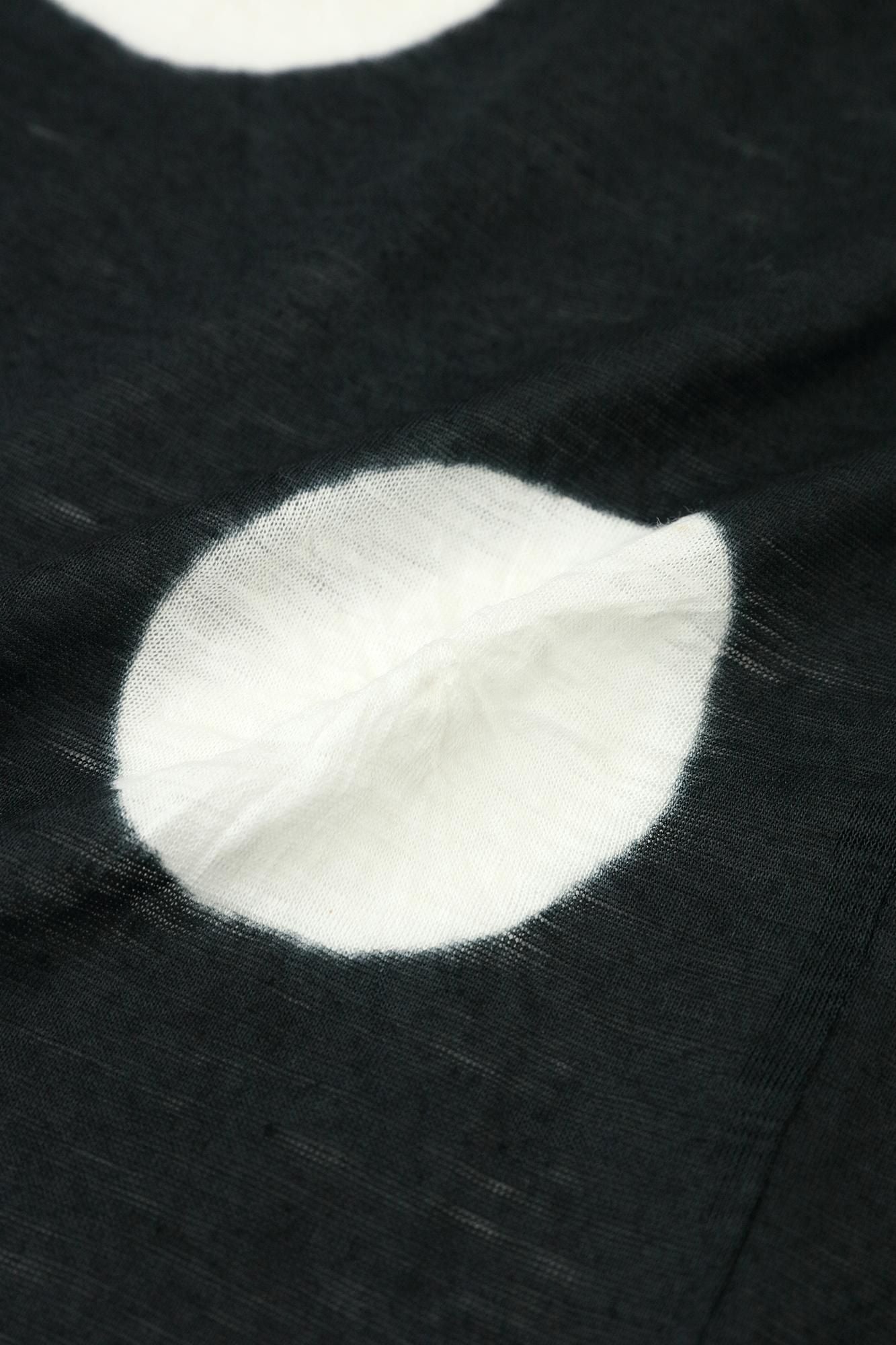 타바타시보리 마 코소데사야(정직한 saya)/물방울 검은 색 잉크 (Sumikuro) x흰색