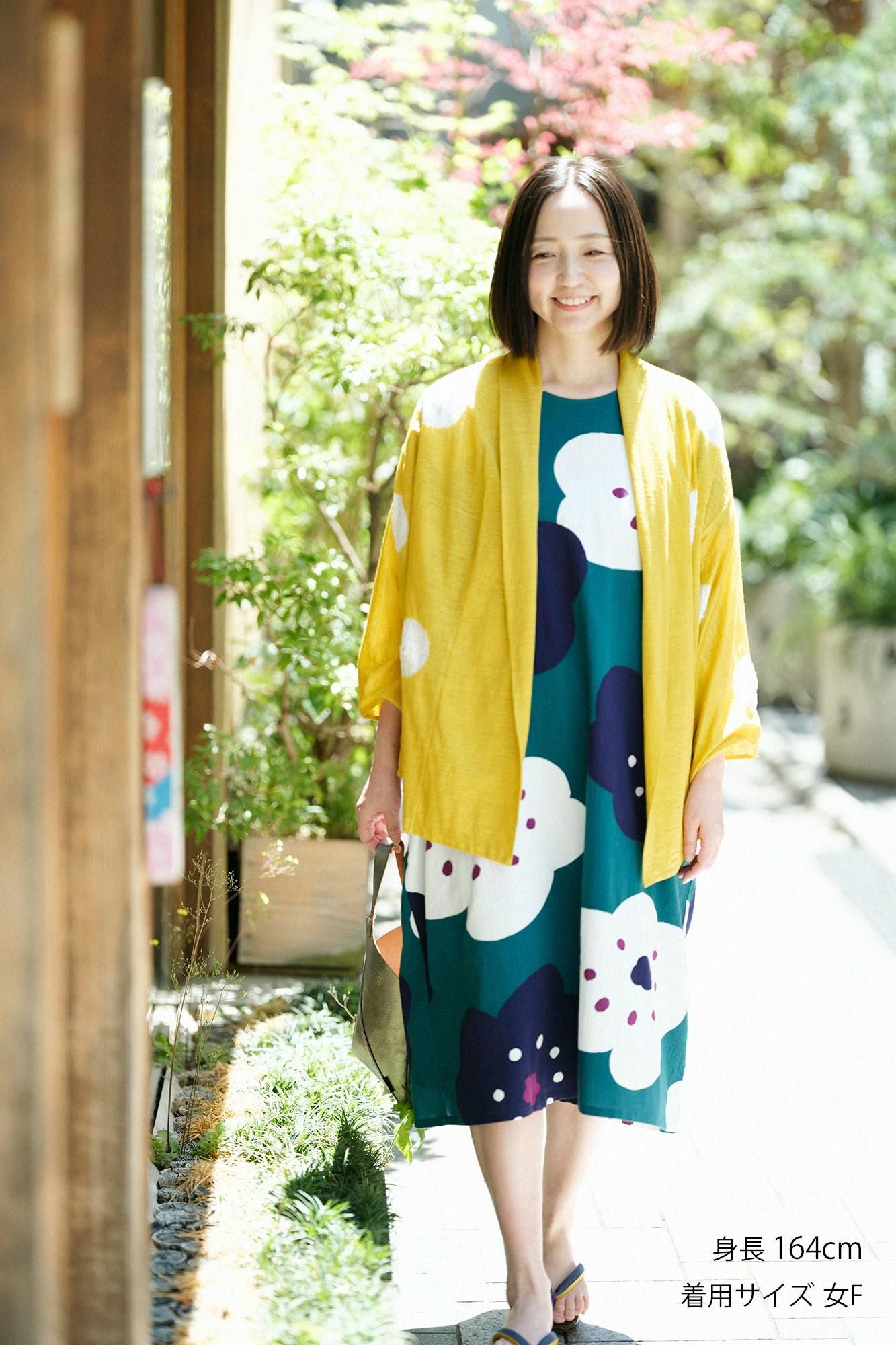 타바타시보리 마 코소데사야(정직한 saya)/물방울 황금색 (공작새）×흰색