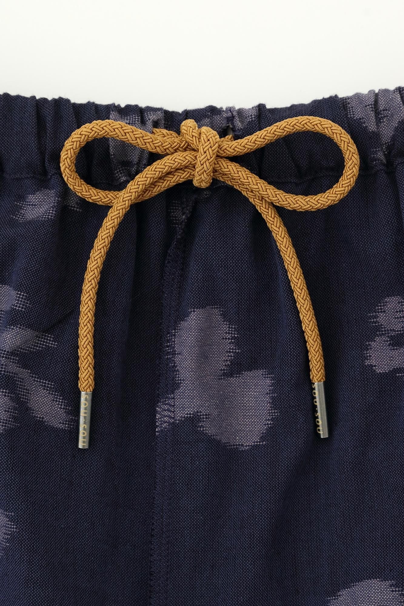 久留米織工人褲/里山深藍色