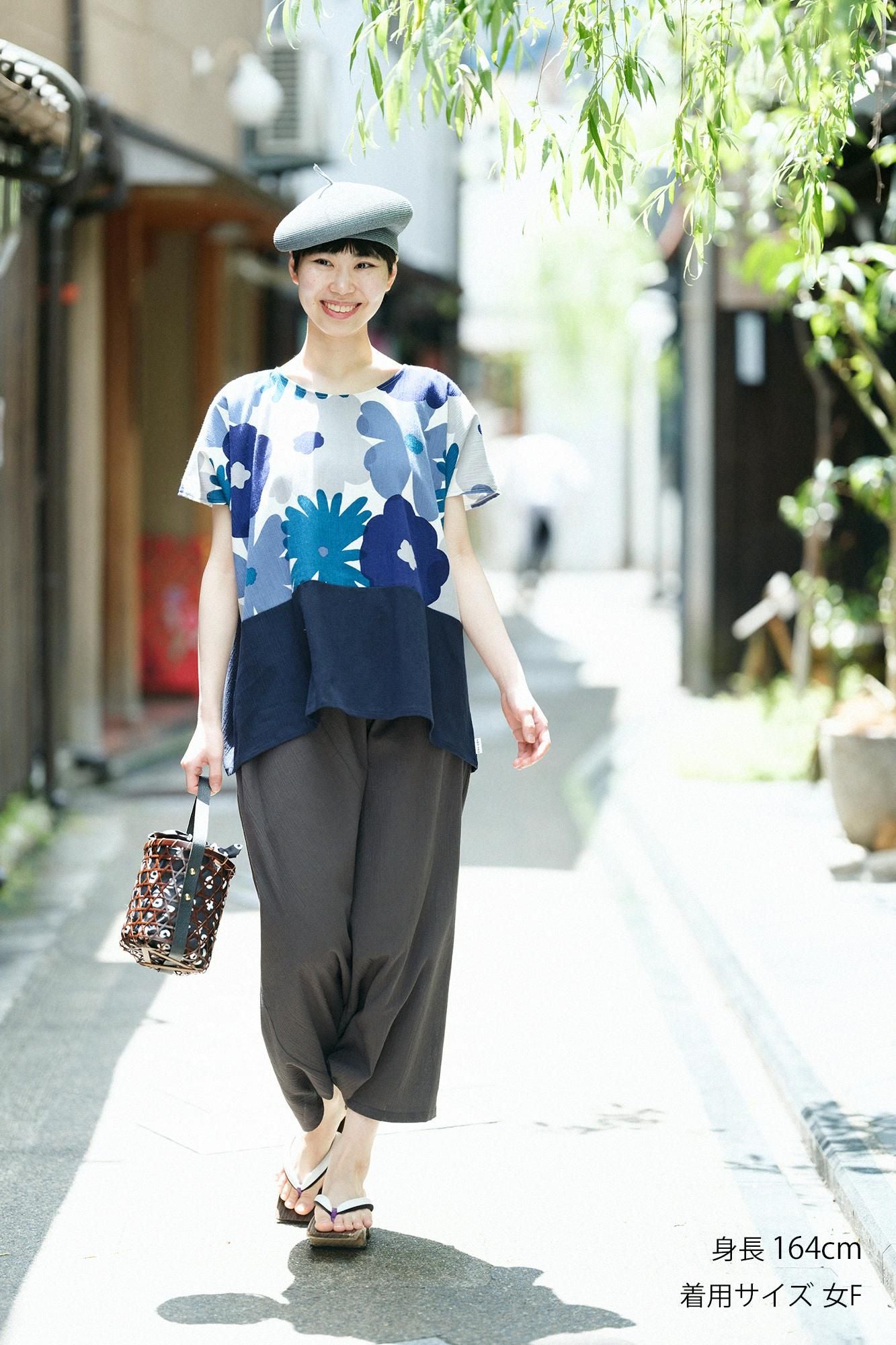 【网络限定】高岛Chijimi 20/20 方袍 久美 肩部图案 / 随和多彩 x Tomekon