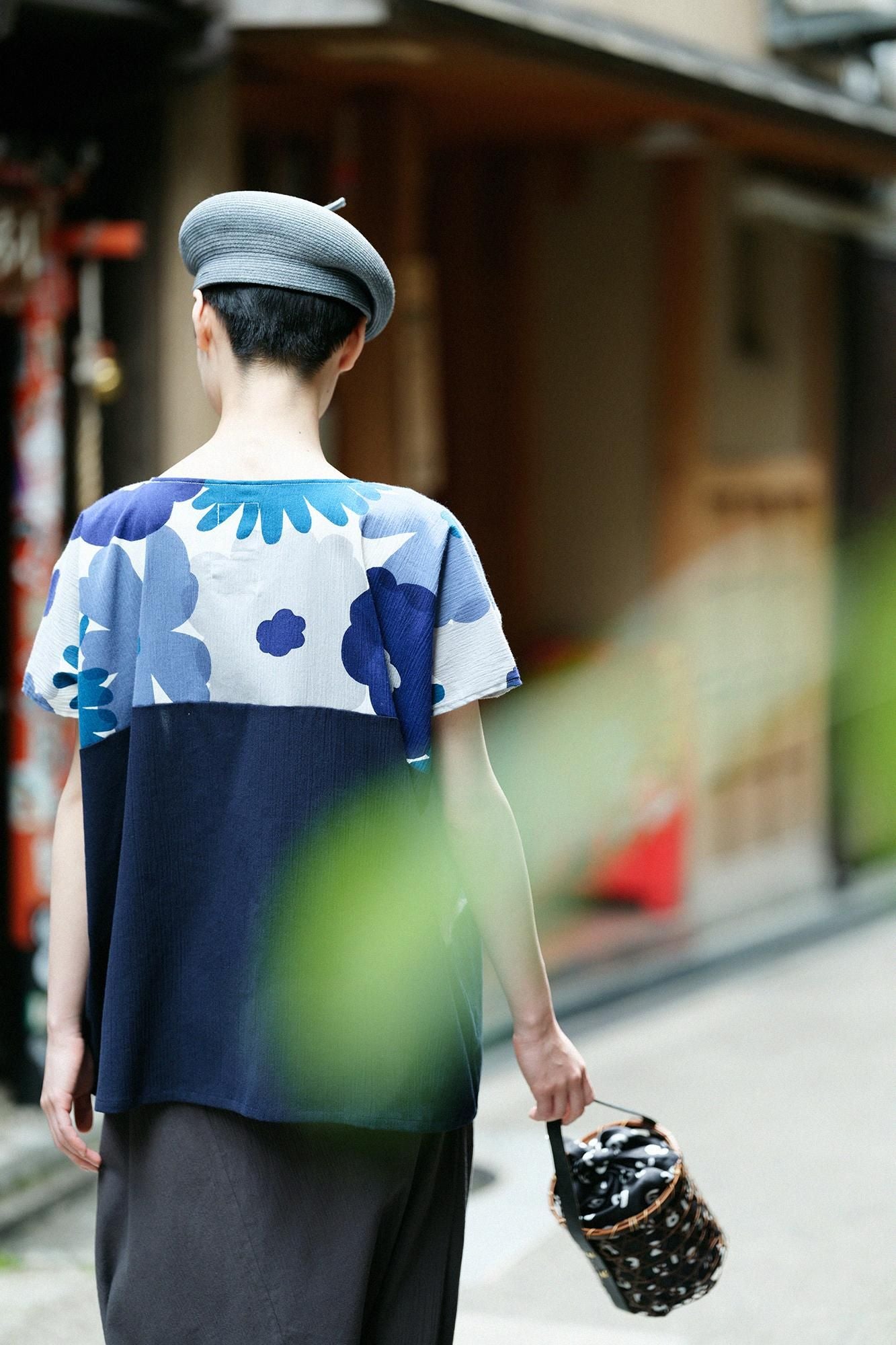 【网络限定】高岛Chijimi 20/20 方袍 久美 肩部图案 / 随和多彩 x Tomekon