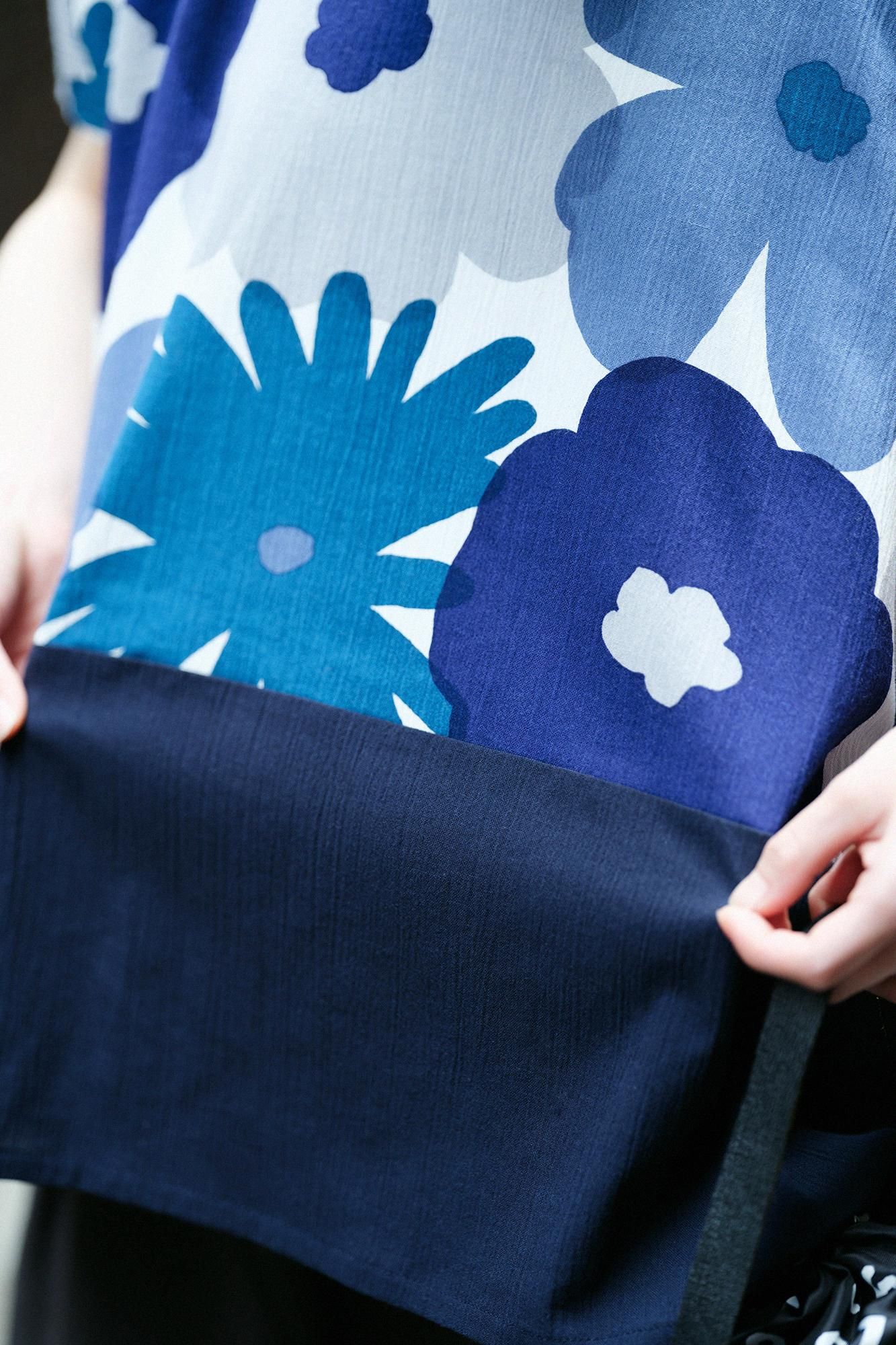 【网络限定】高岛Chijimi 20/20 方袍 久美 肩部图案 / 随和多彩 x Tomekon