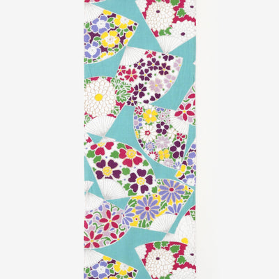 Textile  (Ise-momen cottoncotton Handkerchief）／Fan（Fan)＜50cm＞