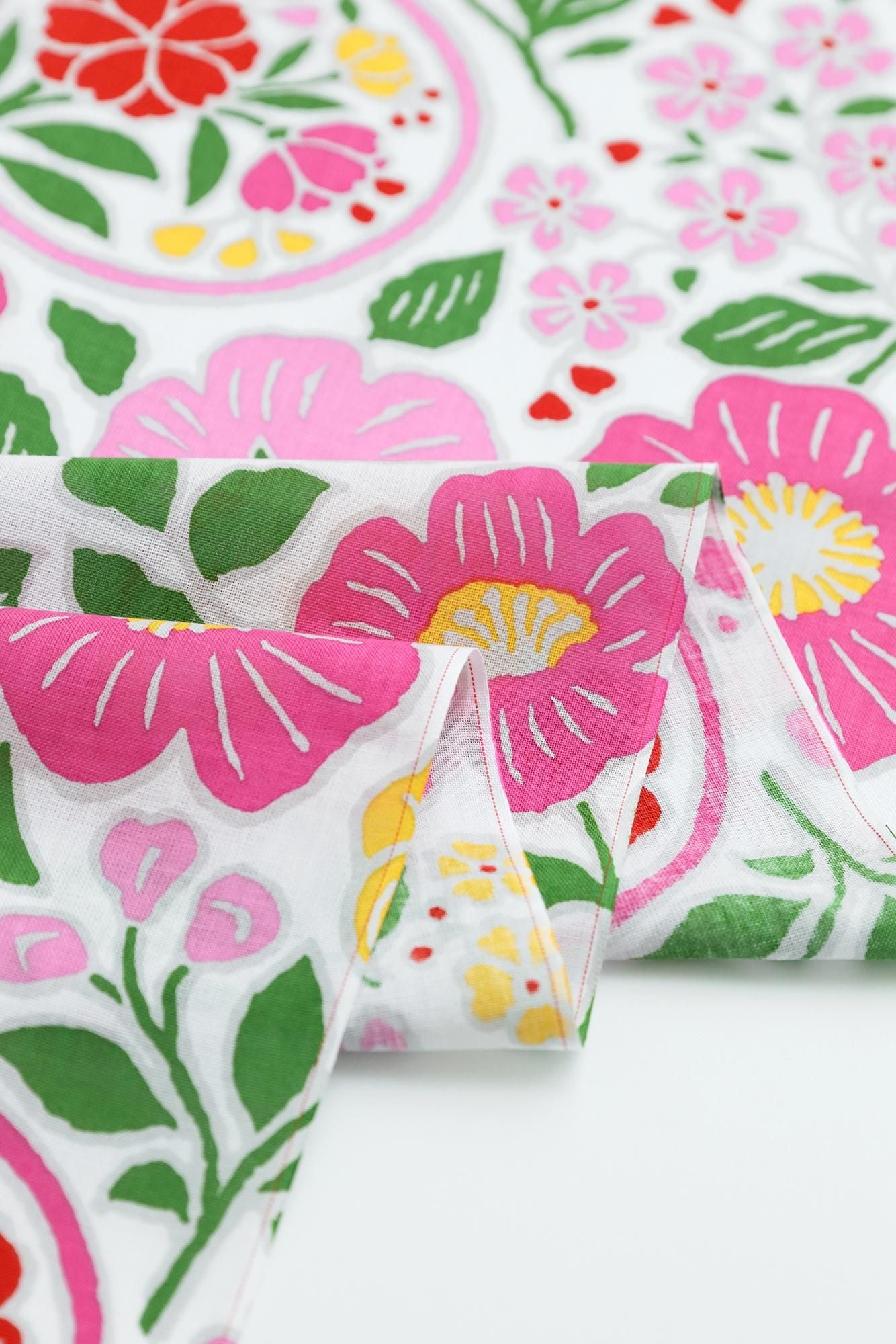 纺织品测量（ISE棉花tenugui） / momoyama sakura（momoyama sakura）<50cm>