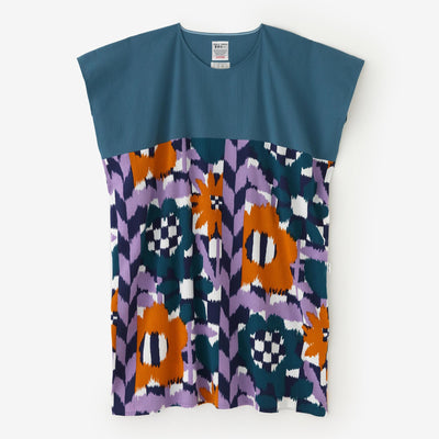 타카시마치지미 20/20 직사각형 원피스 Kumi Hem Pattern/Masuhanairo x하나가스리(하나사수리)