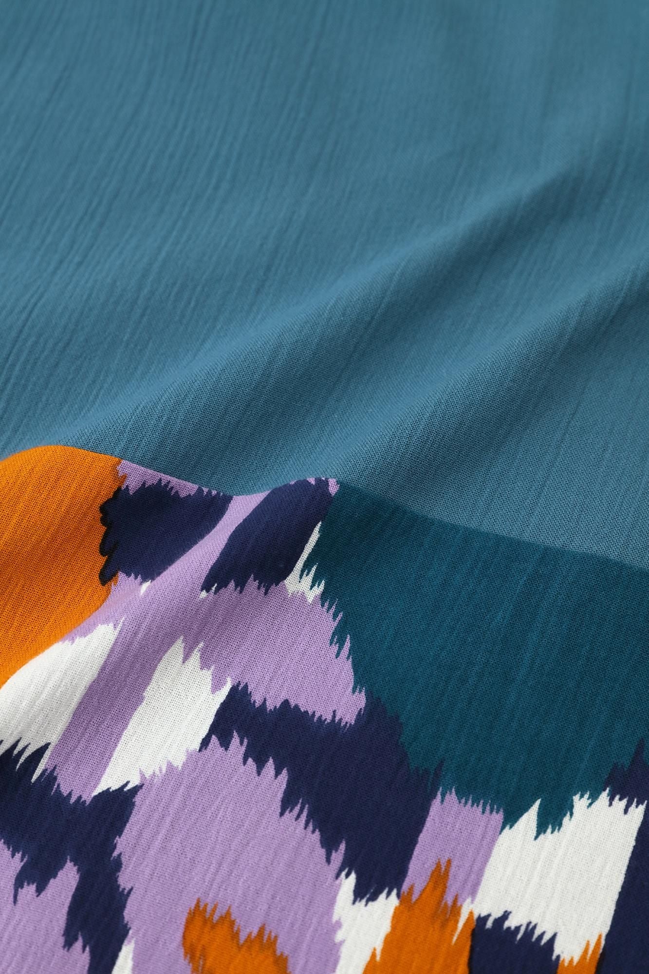 Takashima Shui 20/20矩形服装（Chohokei）石材图案（Susomonyo） / Masuhanairo X Hanakasuri）