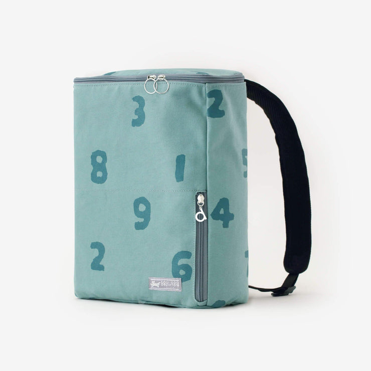 BOX Backpack Small / SO-SU-U Greyish Green × Bluish Green