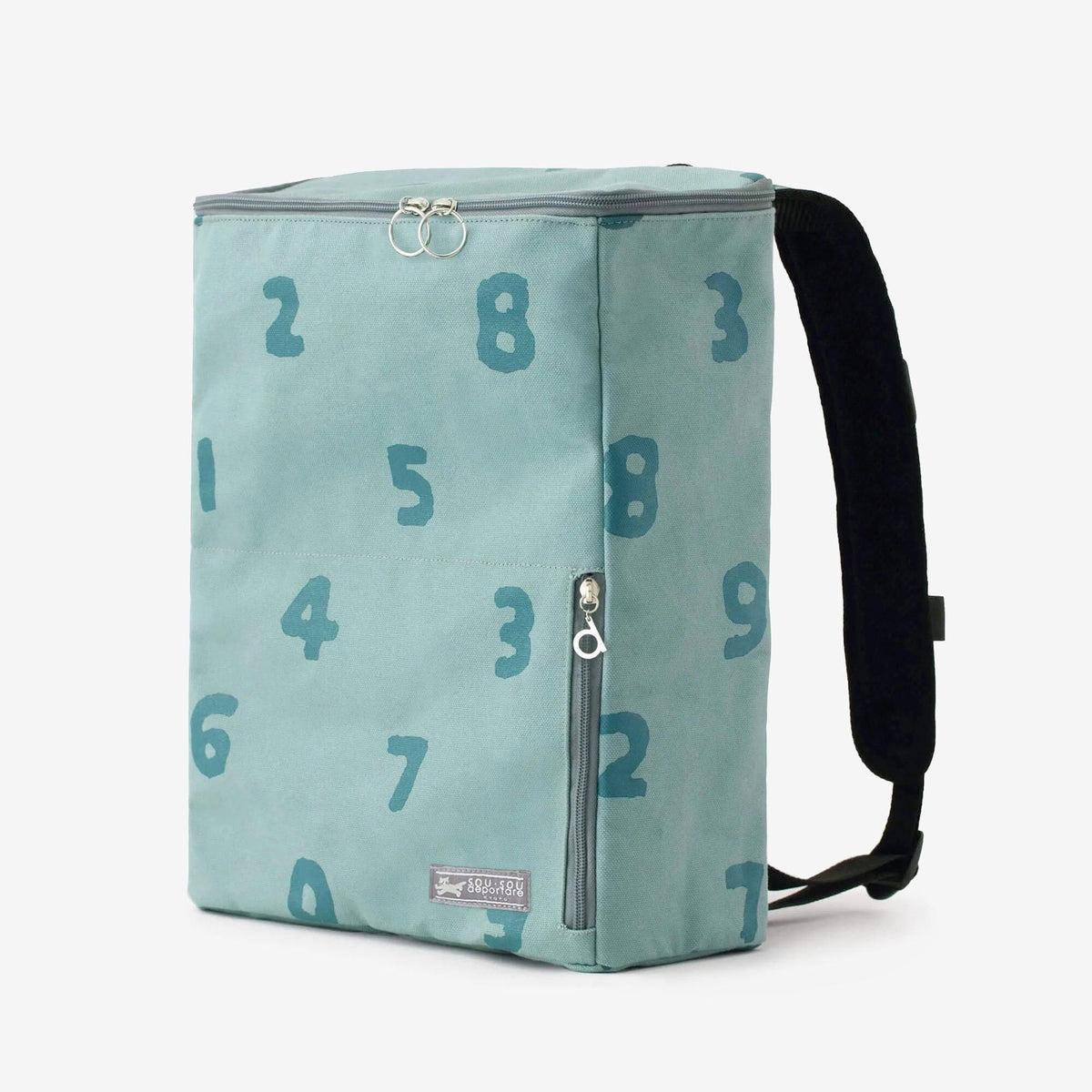 BOXバックパック／SO-SU-U 深川鼠（ふかがわねず）×青緑（あおみどり）