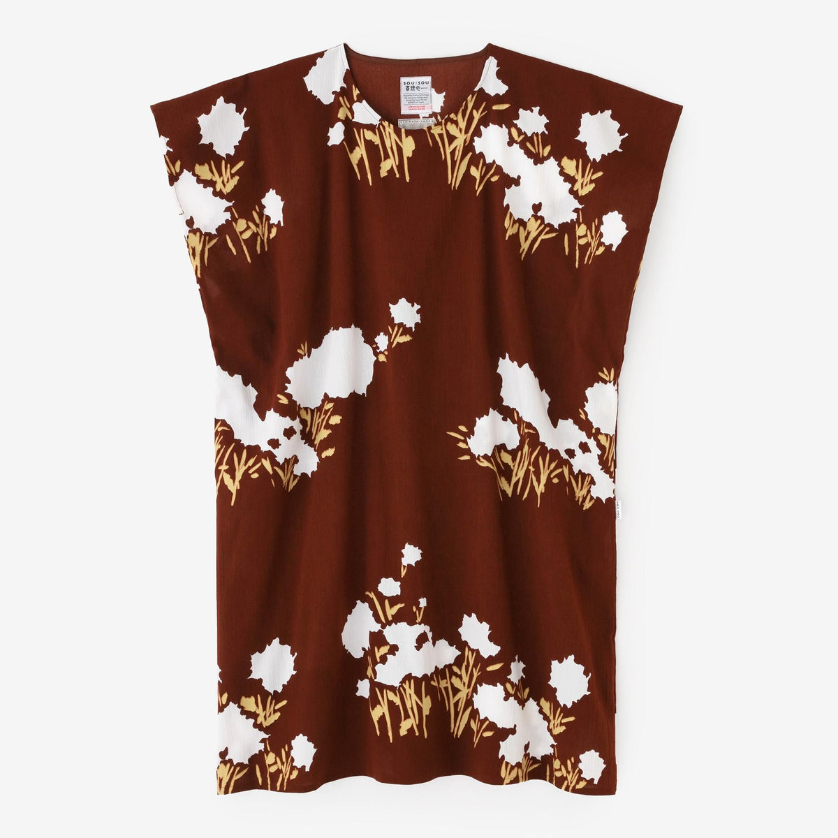 SOU.SOU 高島縮　長方形衣　女F 若冲 高島縮 20/20 長方形衣（ちょうほうけい）／花あかり