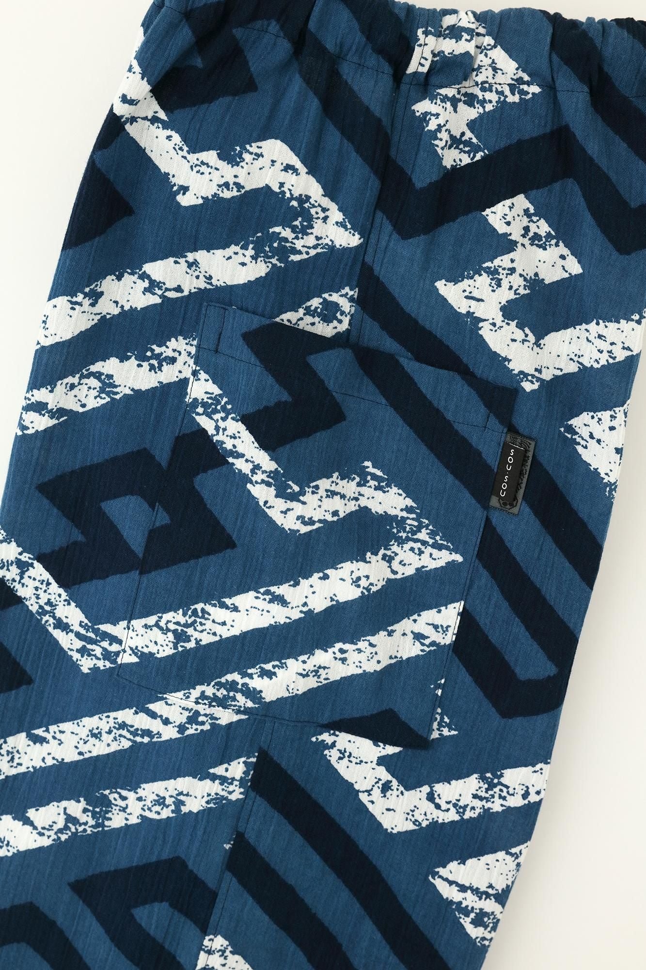 Takashima Chijimi 20/20 靛蓝印花、Tattsuke、Enyuu 磨损/Saaya 风格、Era