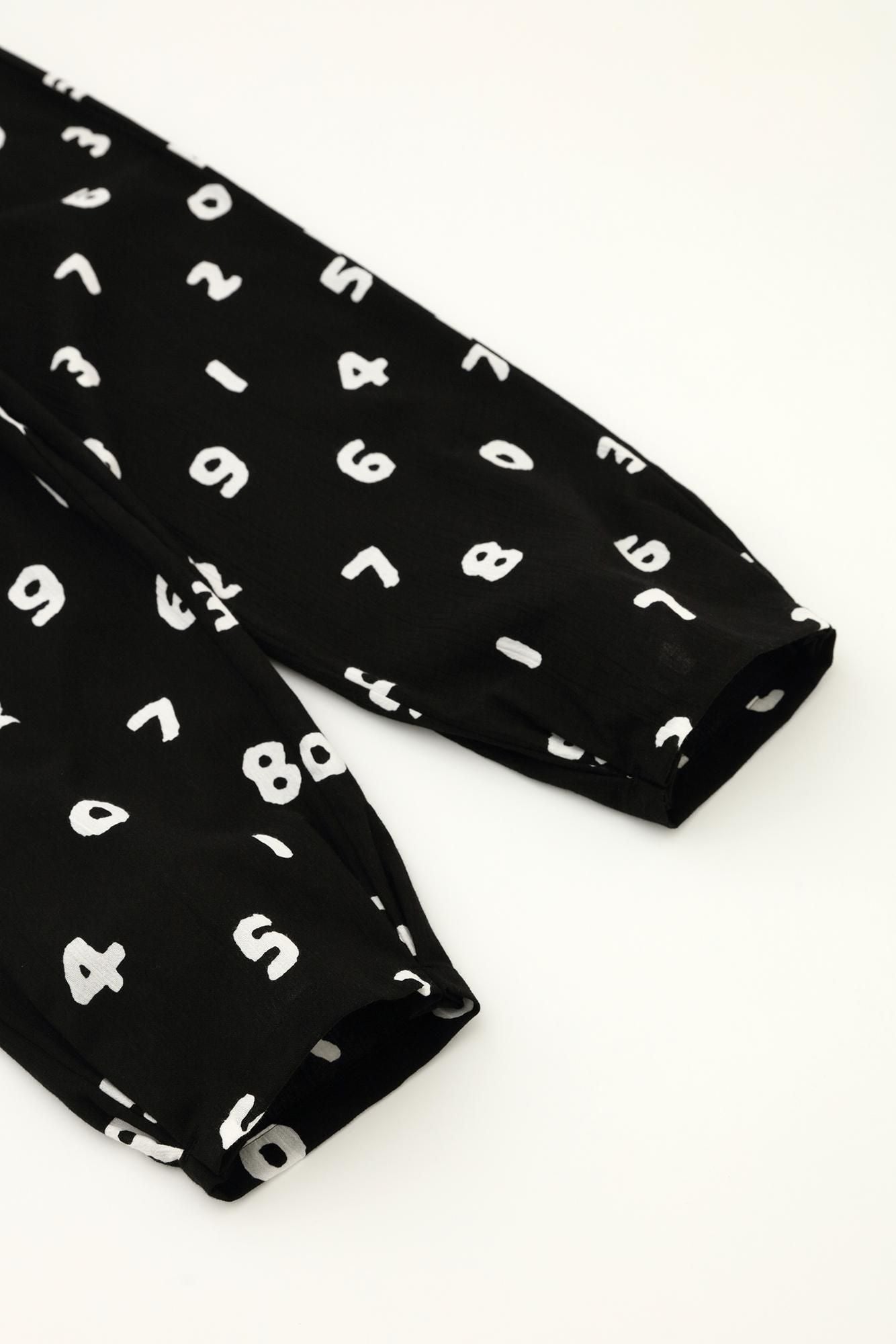 Chizimi Cotton 20/20 Monpe Workers Pants / SO-SU-U Black