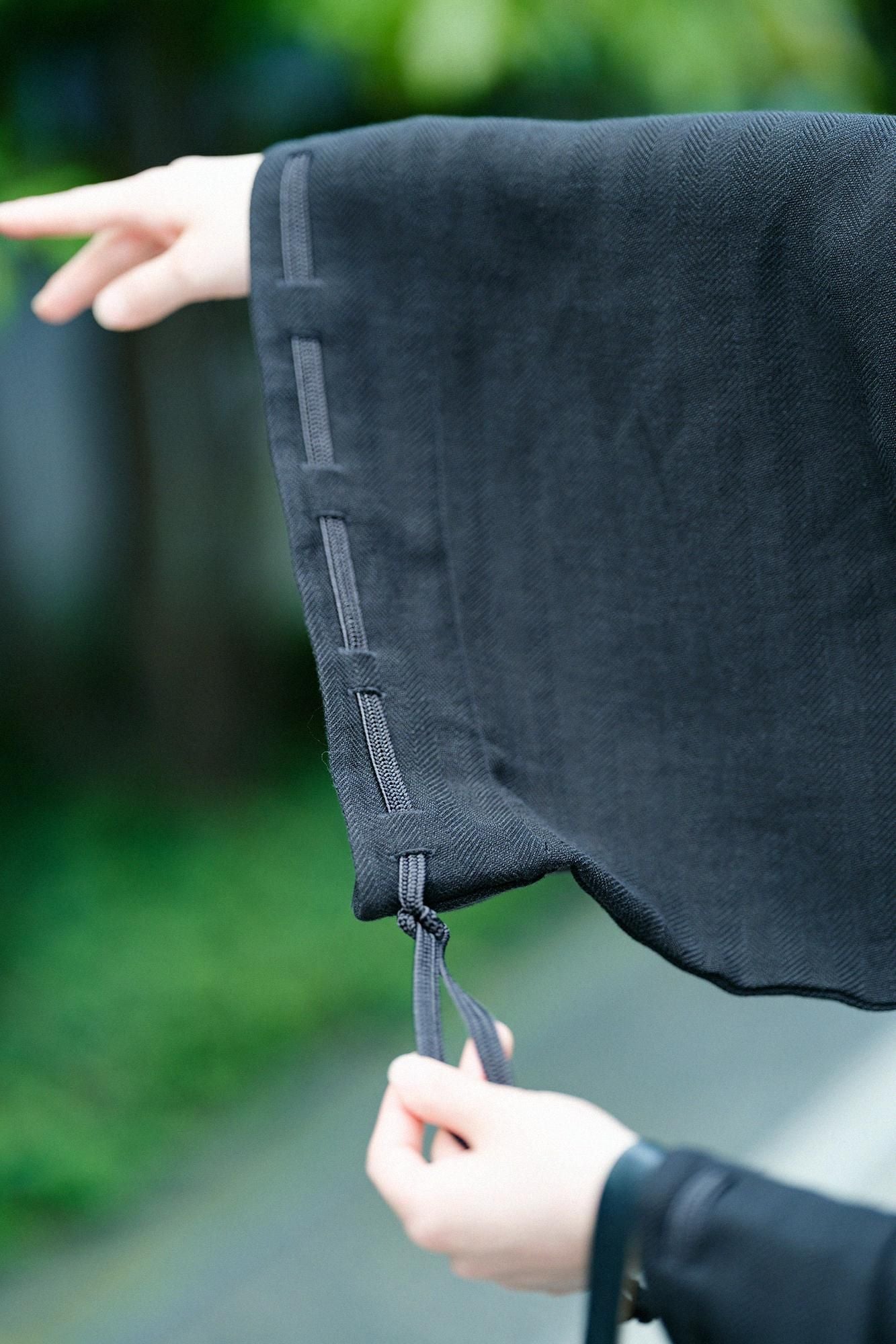 [Nur im Internet verfügbar] Baumwollleinen, Sugiayaori, Hakushakubaori, Imperial-Ärmel (Kyuuchusode)/Nubairo (Nurebairo)