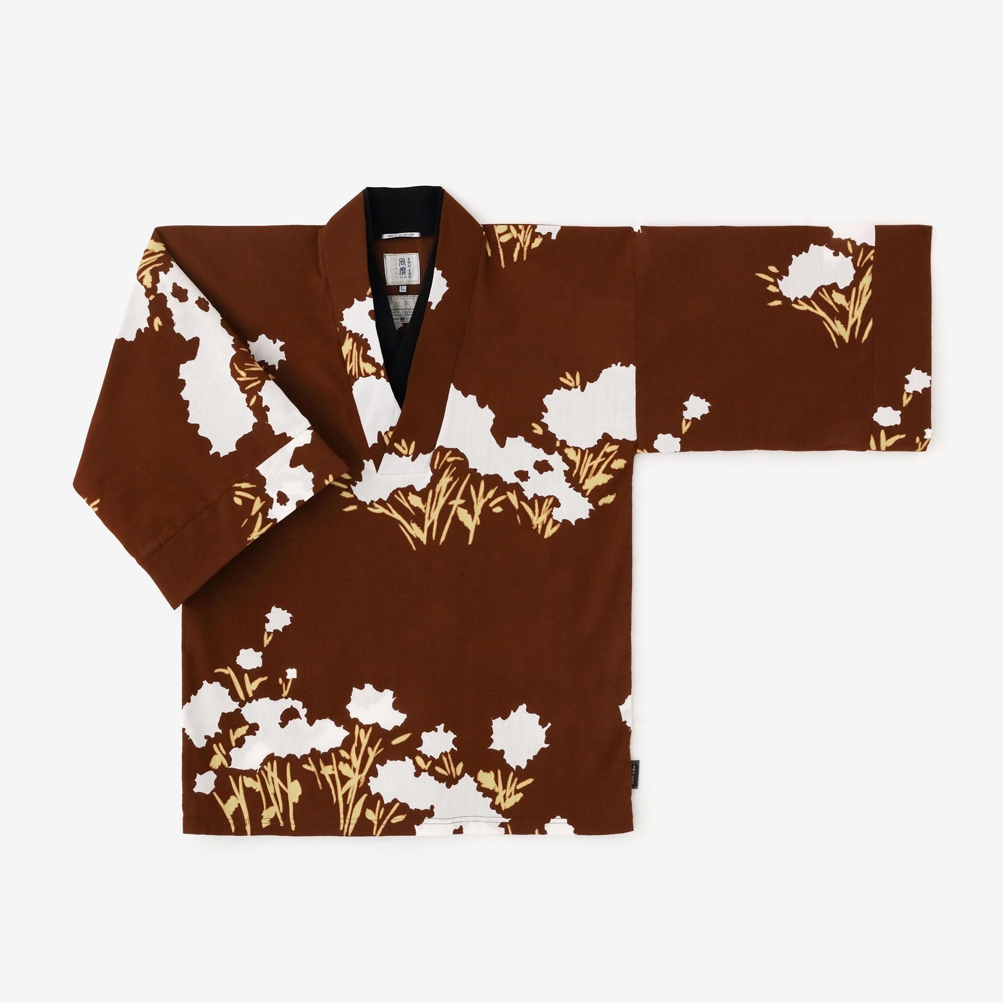 【net限定】高島縮 40/40 半衿風靡（はんえりふうび）／花あかり