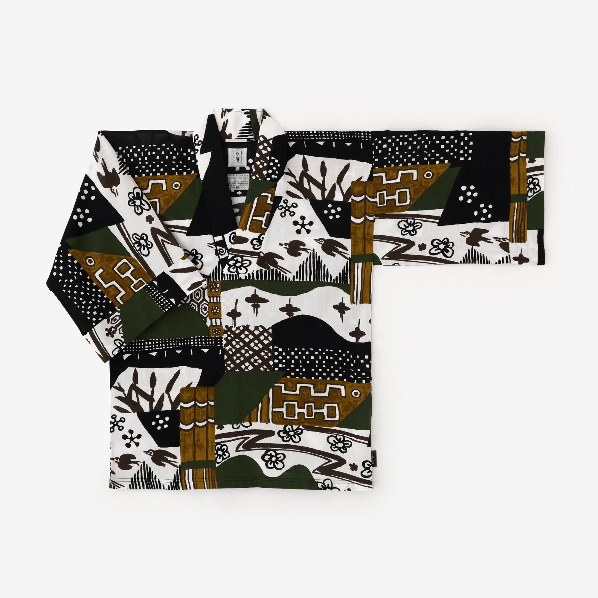 高島縮 40/40 風靡（ふうび） 上／織部（おりべ）