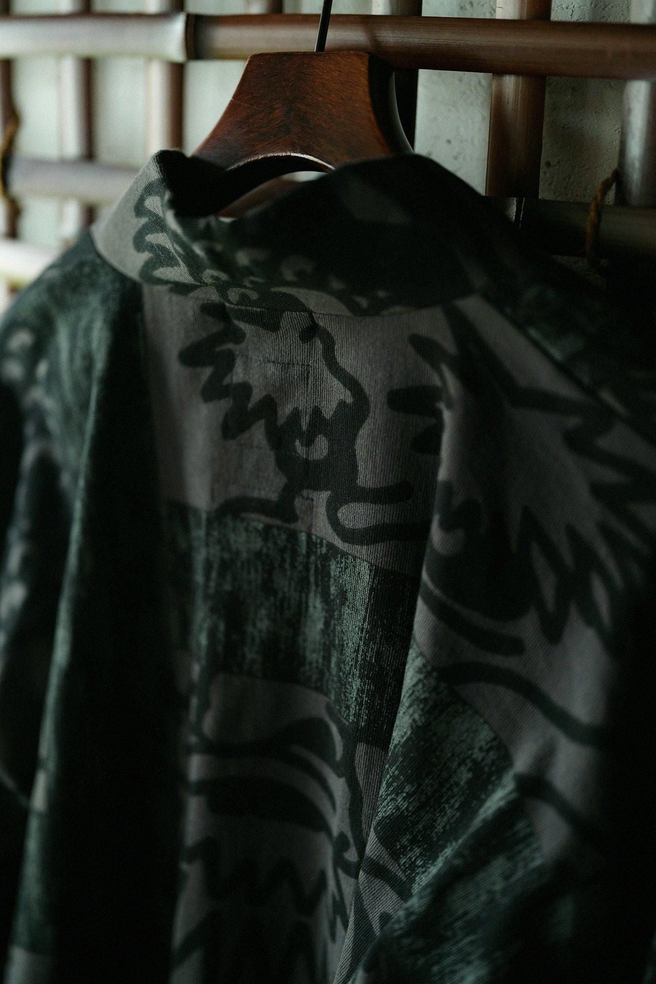 高島縮棉 40/40風靡 上衣/青龍