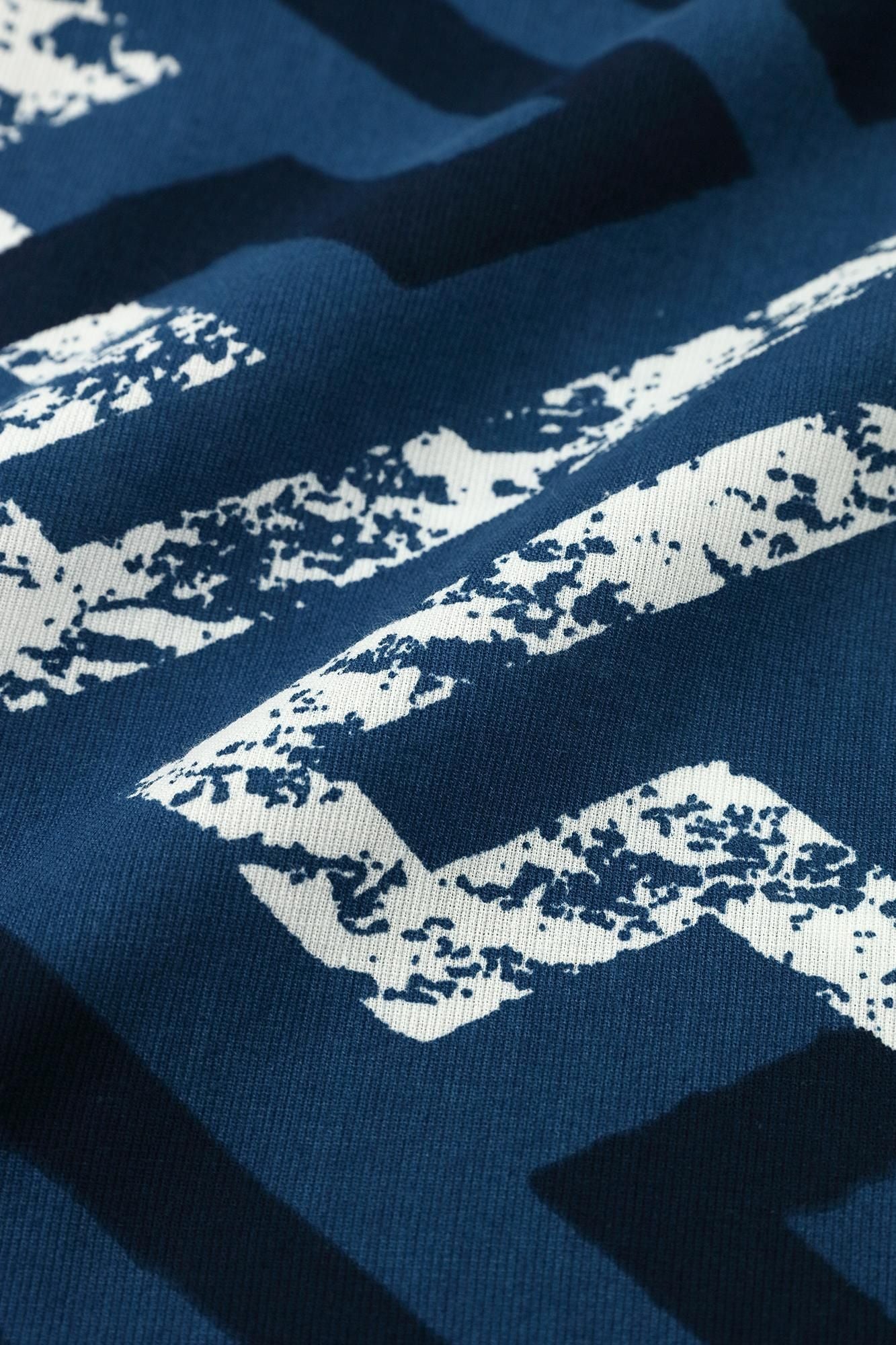 Chizimi Cotton 40/40 Ainasen Fubi Kimono Shirt / Saya Era