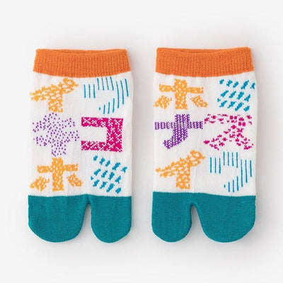 【net Limited 30%OFF】●Tabi Socks for Kids Low-cut／Katakana【12-14cm】