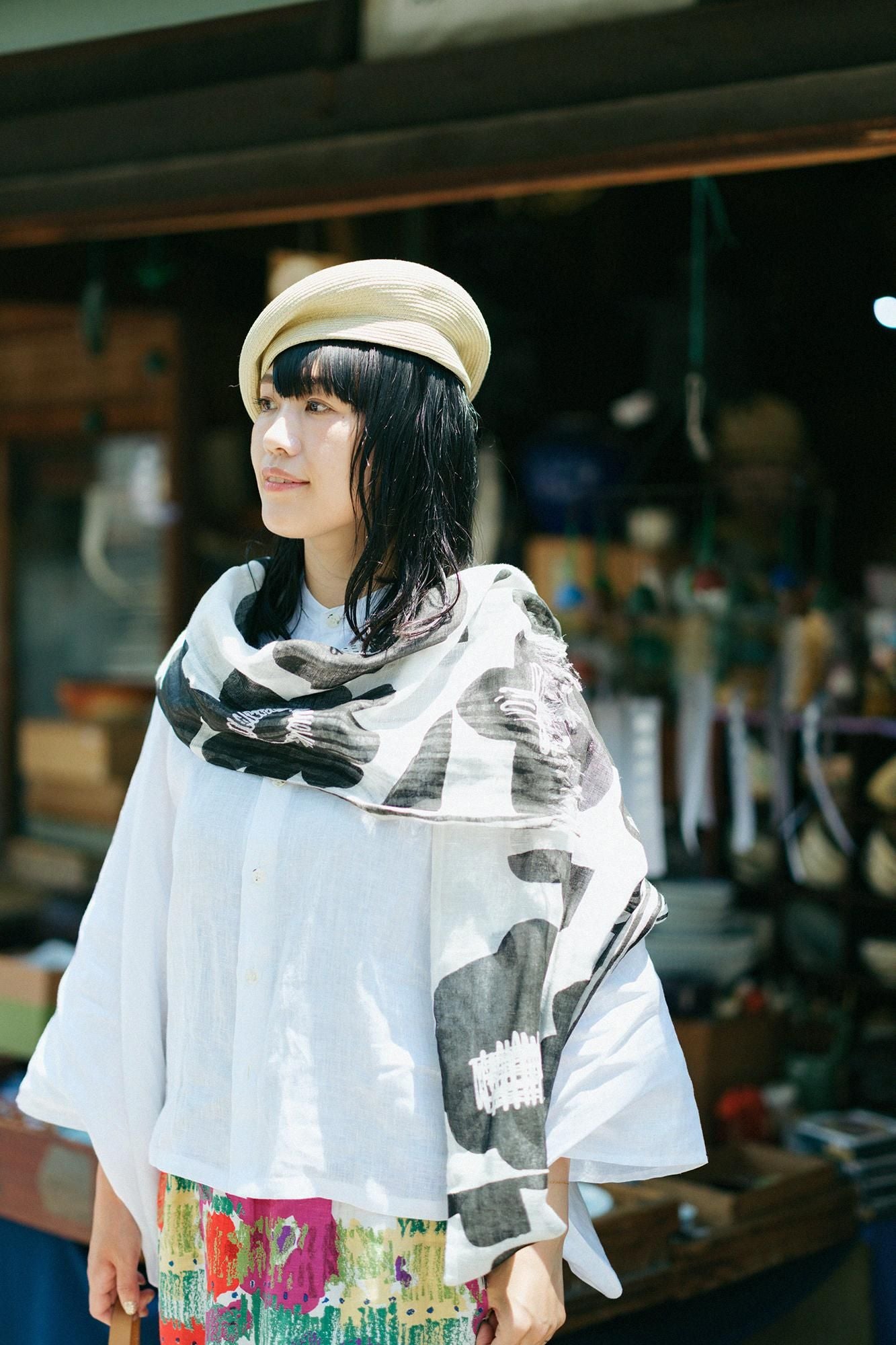 棉布，立即塑造脖子/