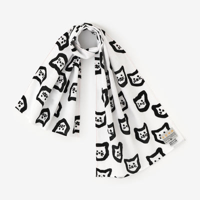 Isemomen Cotton Short Scarf / Kitten