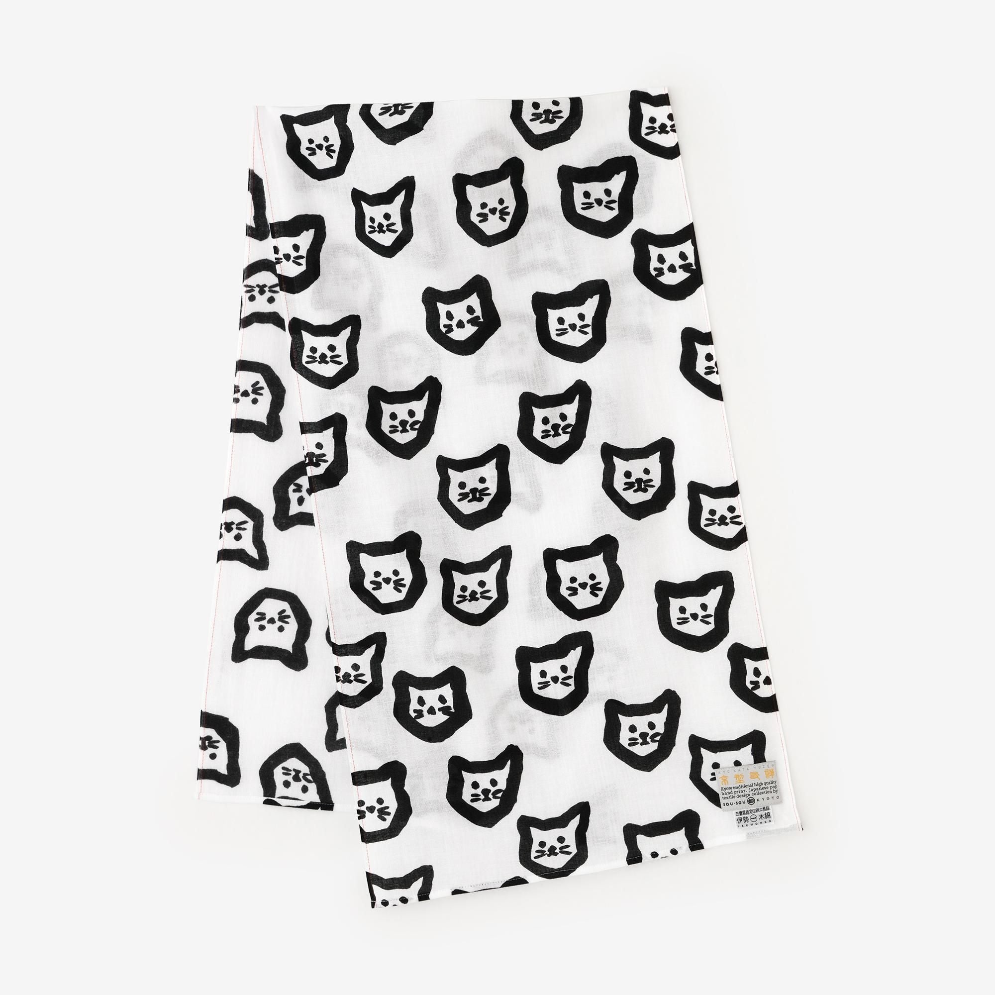 Isemomen Cotton Short Scarf / Kitten
