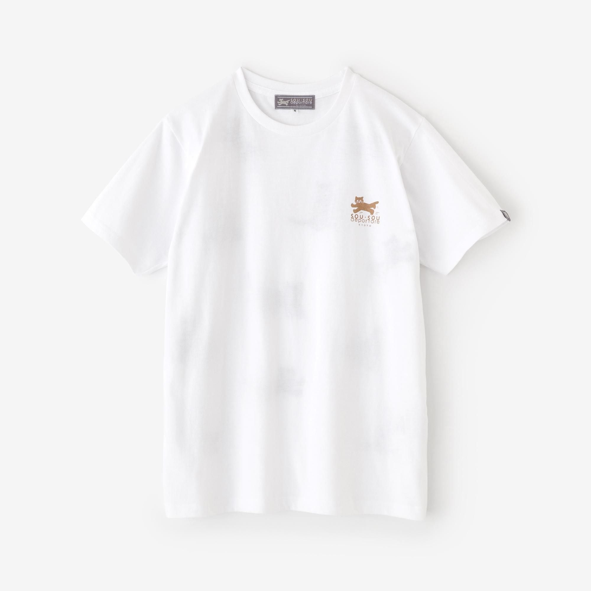 猫短袖T恤[5.0]/白色