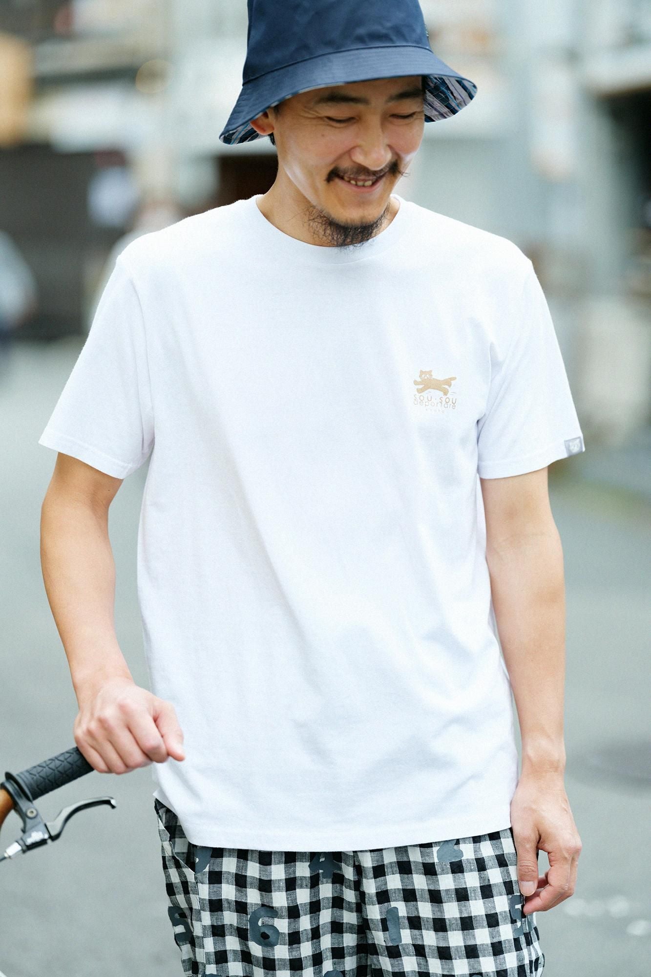 猫短袖T恤[5.0]/白色