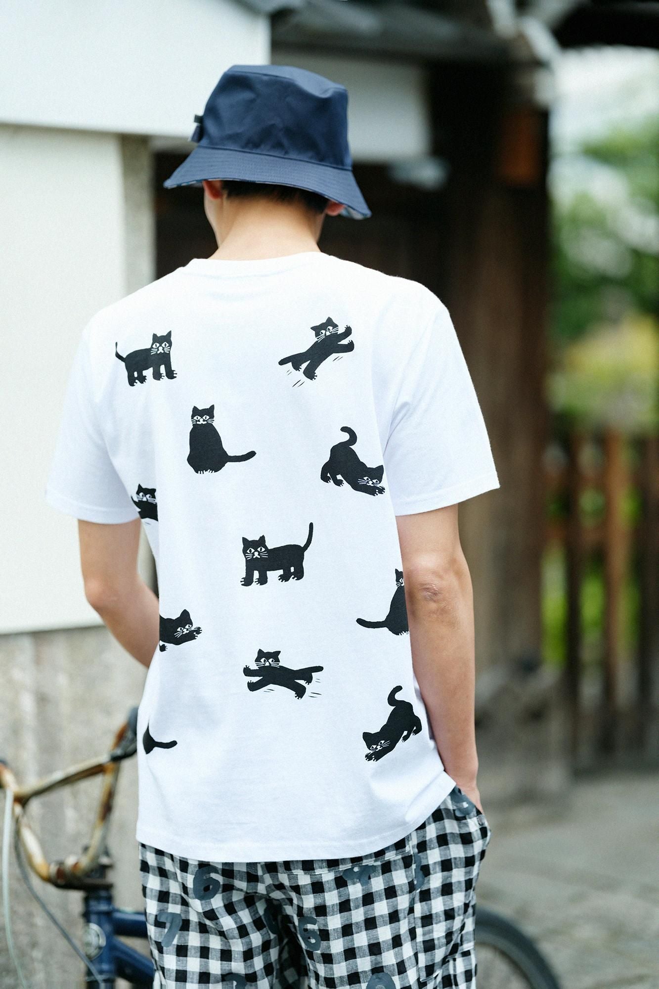 猫短袖T恤[5.0]/白色