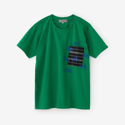 Short Sleeve Pocket T-shirt [5.0] / Green x Bicycle Craze