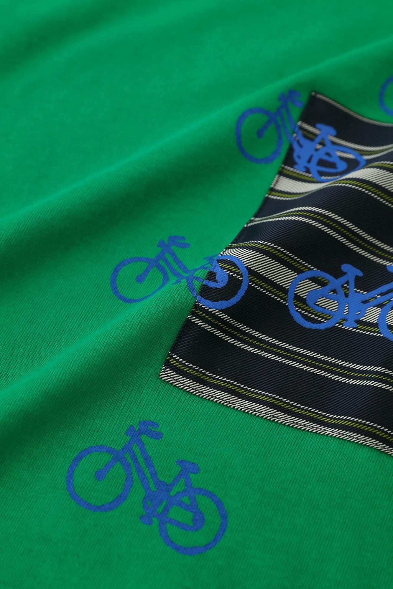 Short Sleeve Pocket T-shirt [5.0] / Green x Bicycle Craze