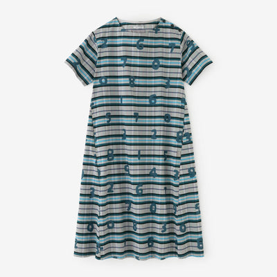 人造棉尼龍格紋BIKE 連身裙/ SO-SU-U十數