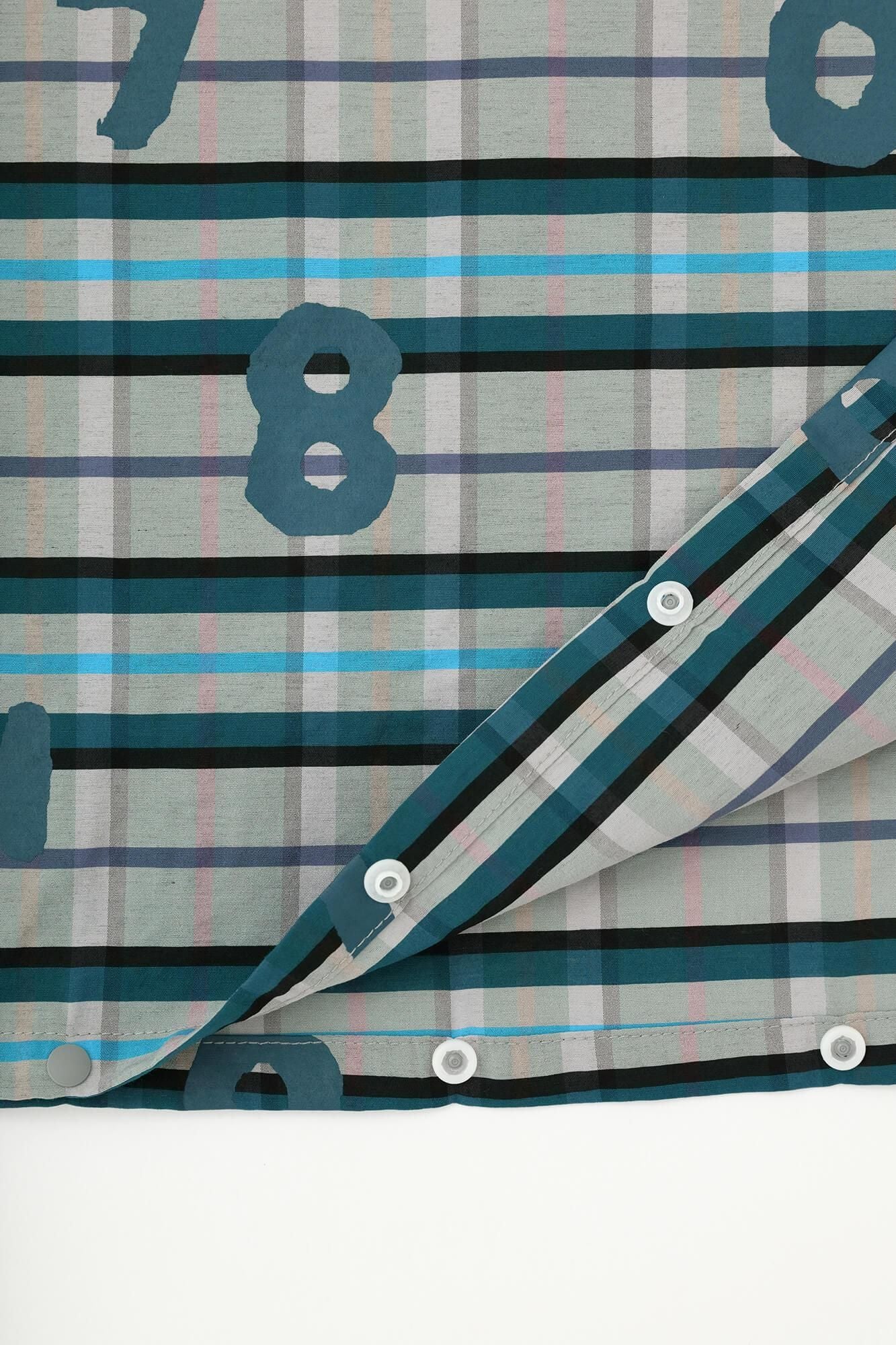 【net limited】Viscose Nylon Check BIKE One-piece Dress / SO-SU-U