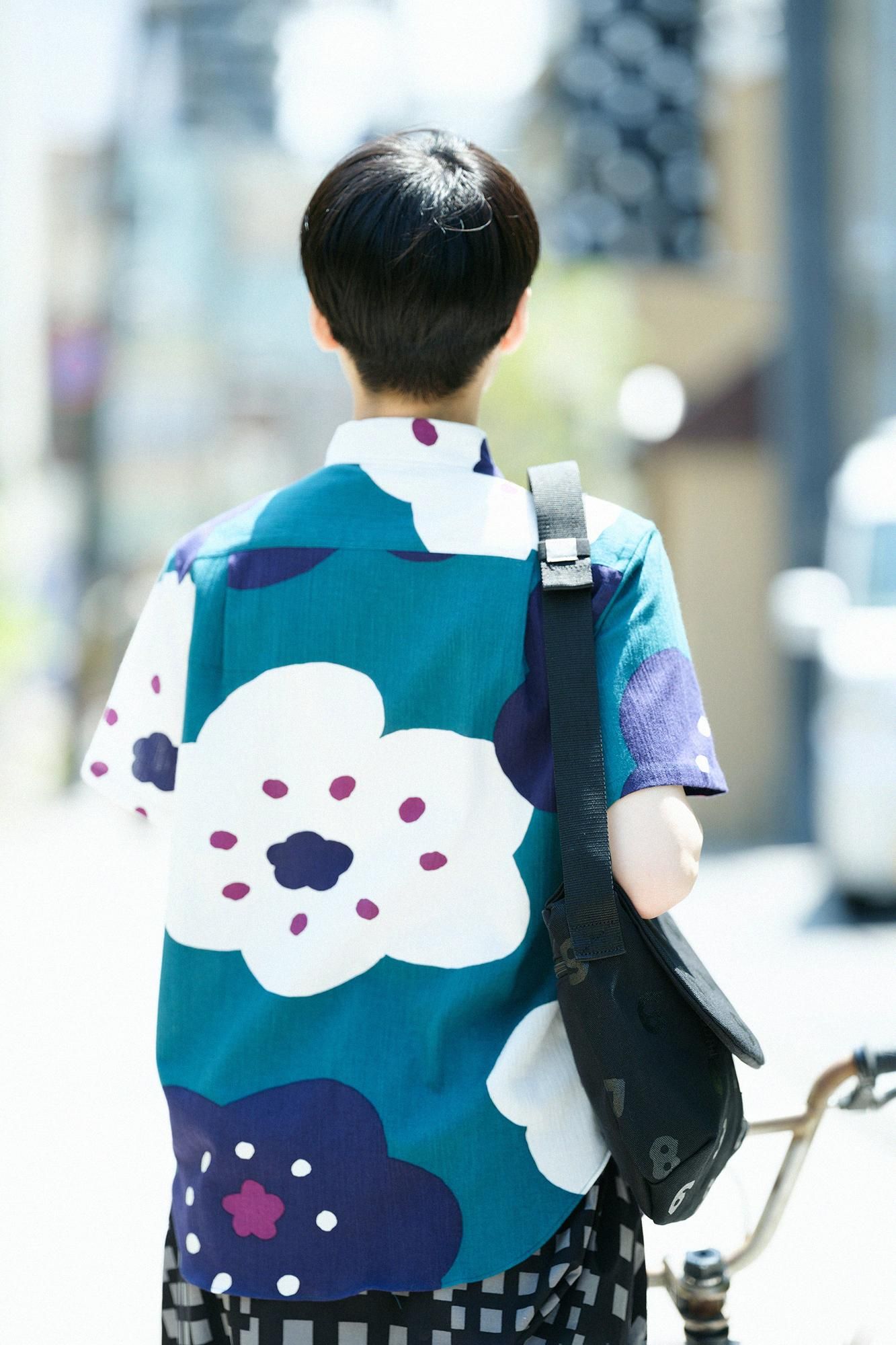 [Online limitiert] Takashima Shijimi 20/20 Kurzarmshirt/Smile meergrün (Kairyokushoku)