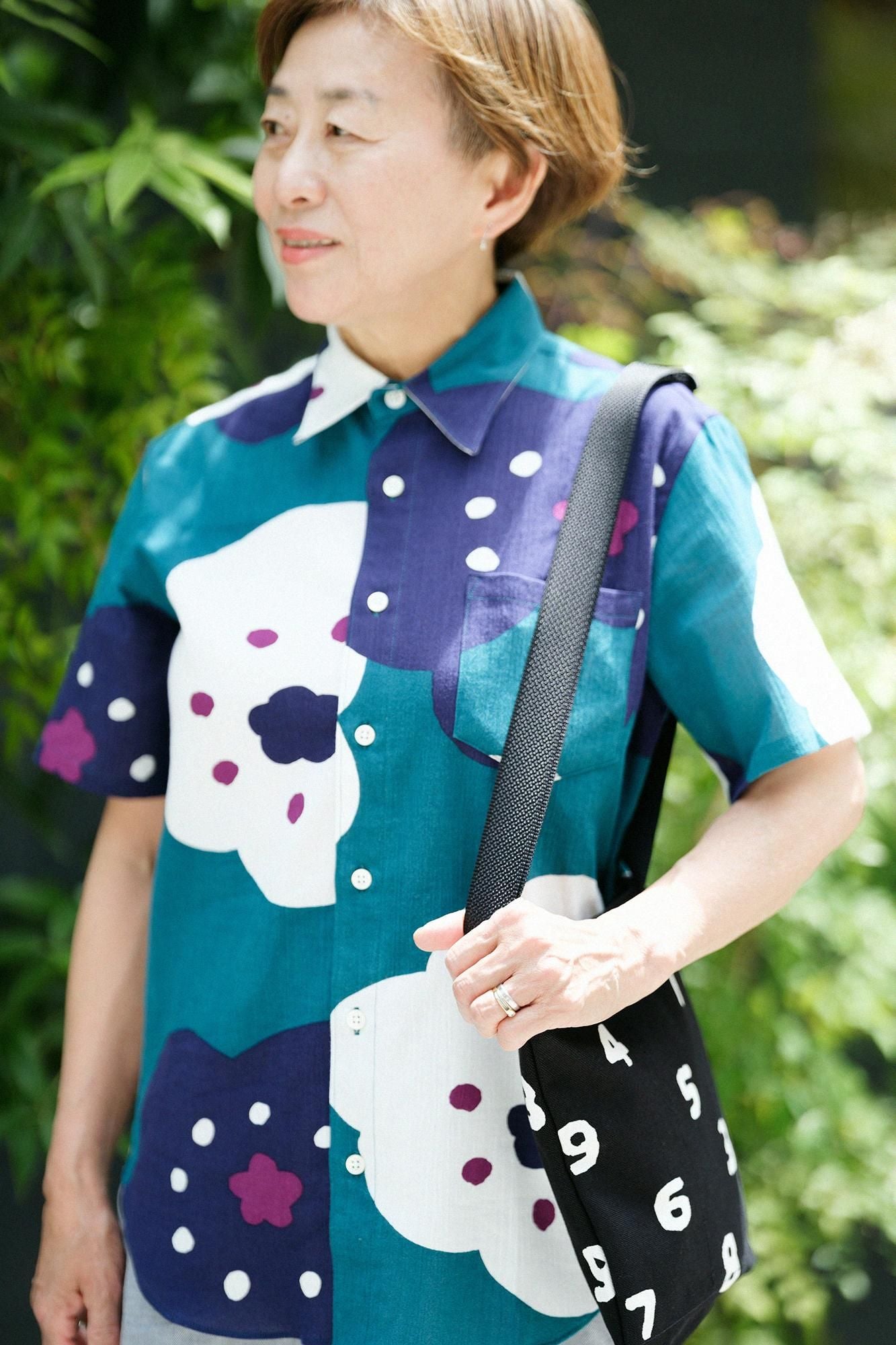 [Online limitiert] Takashima Shijimi 20/20 Kurzarmshirt/Smile meergrün (Kairyokushoku)