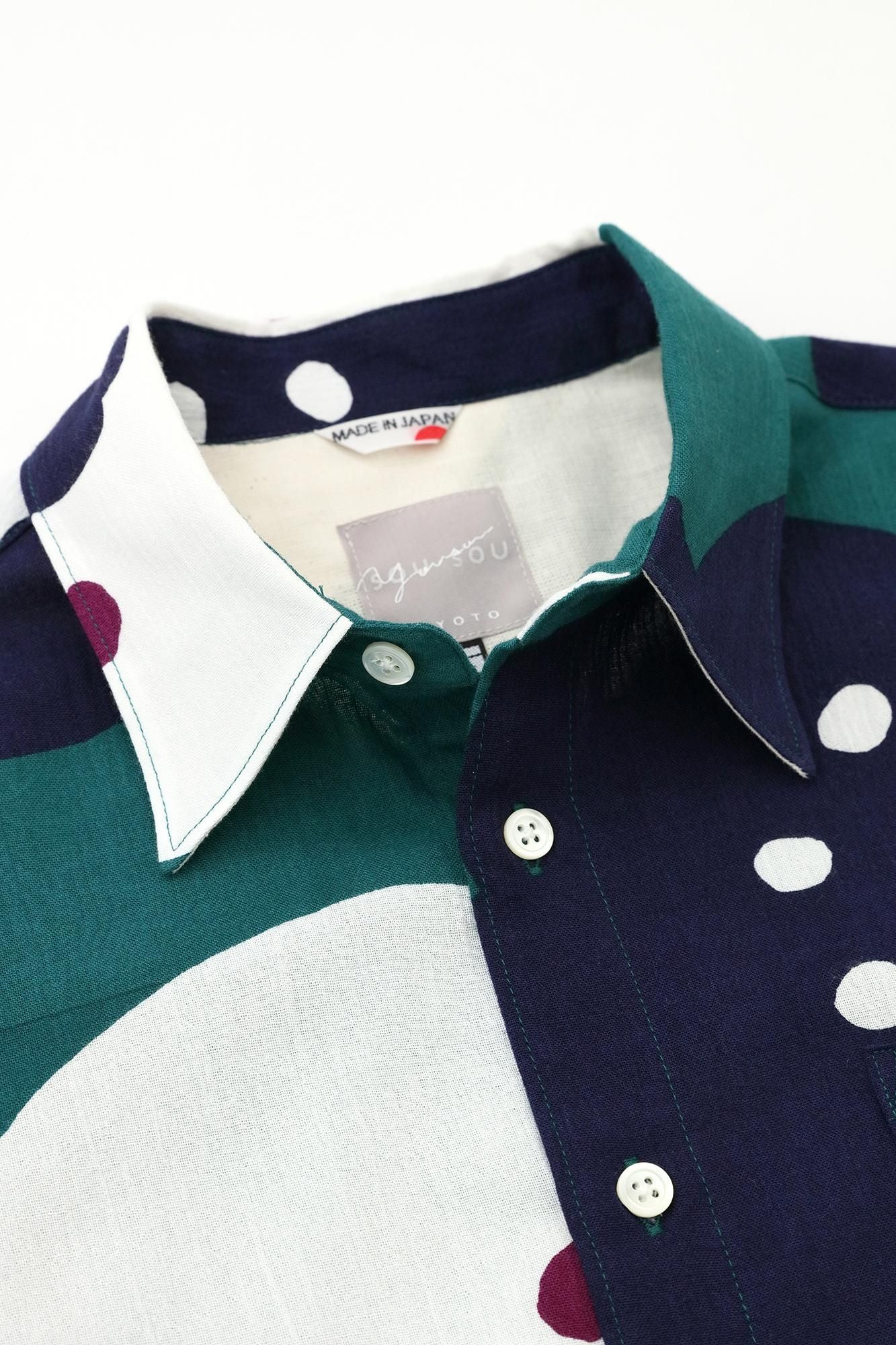 [Online limitiert] Takashima Shijimi 20/20 Kurzarmshirt/Smile meergrün (Kairyokushoku)