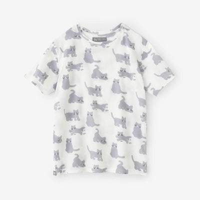 Chizimi Cotton 40/40 Short Sleeve T-shirt /Cat