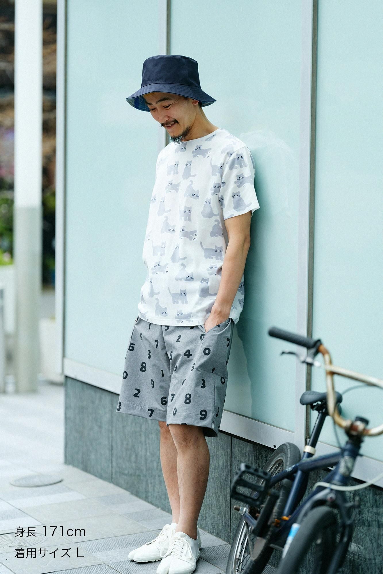 Takashima Chiku 40/40短袖T恤/猫