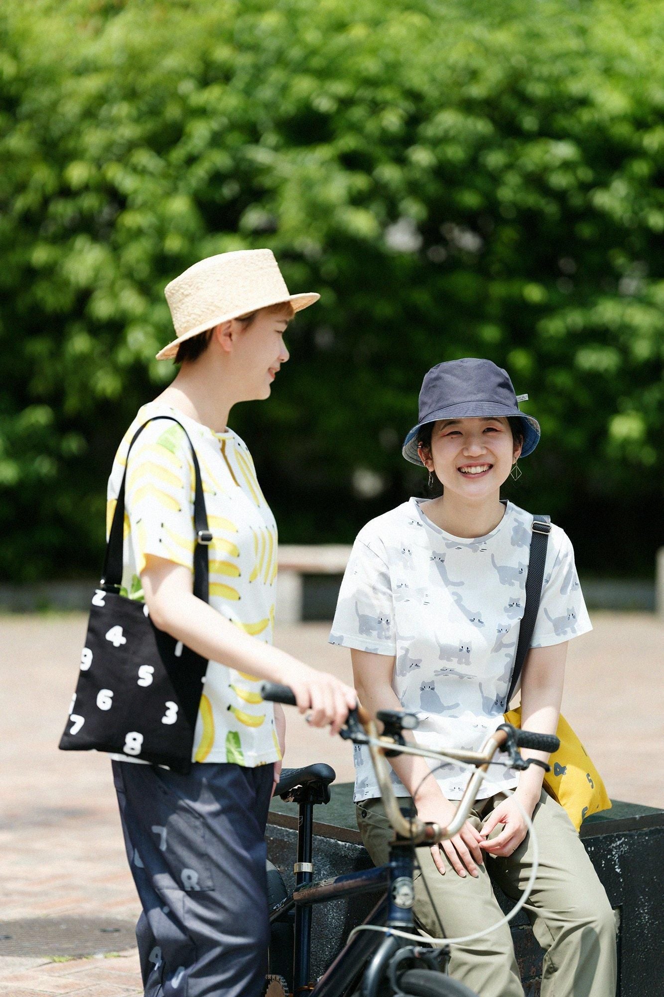 Takashima Chiku 40/40短袖T恤/猫