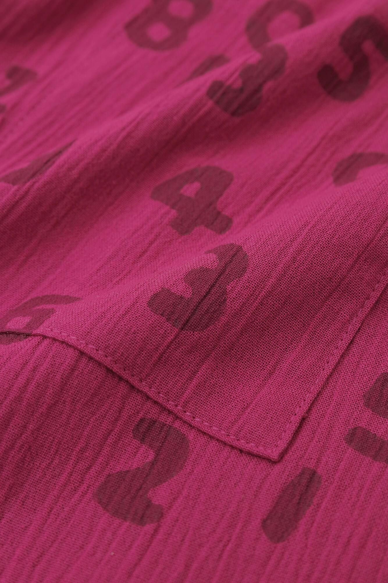 高島縮棉 20/20休閒窄管長褲／深粉紅